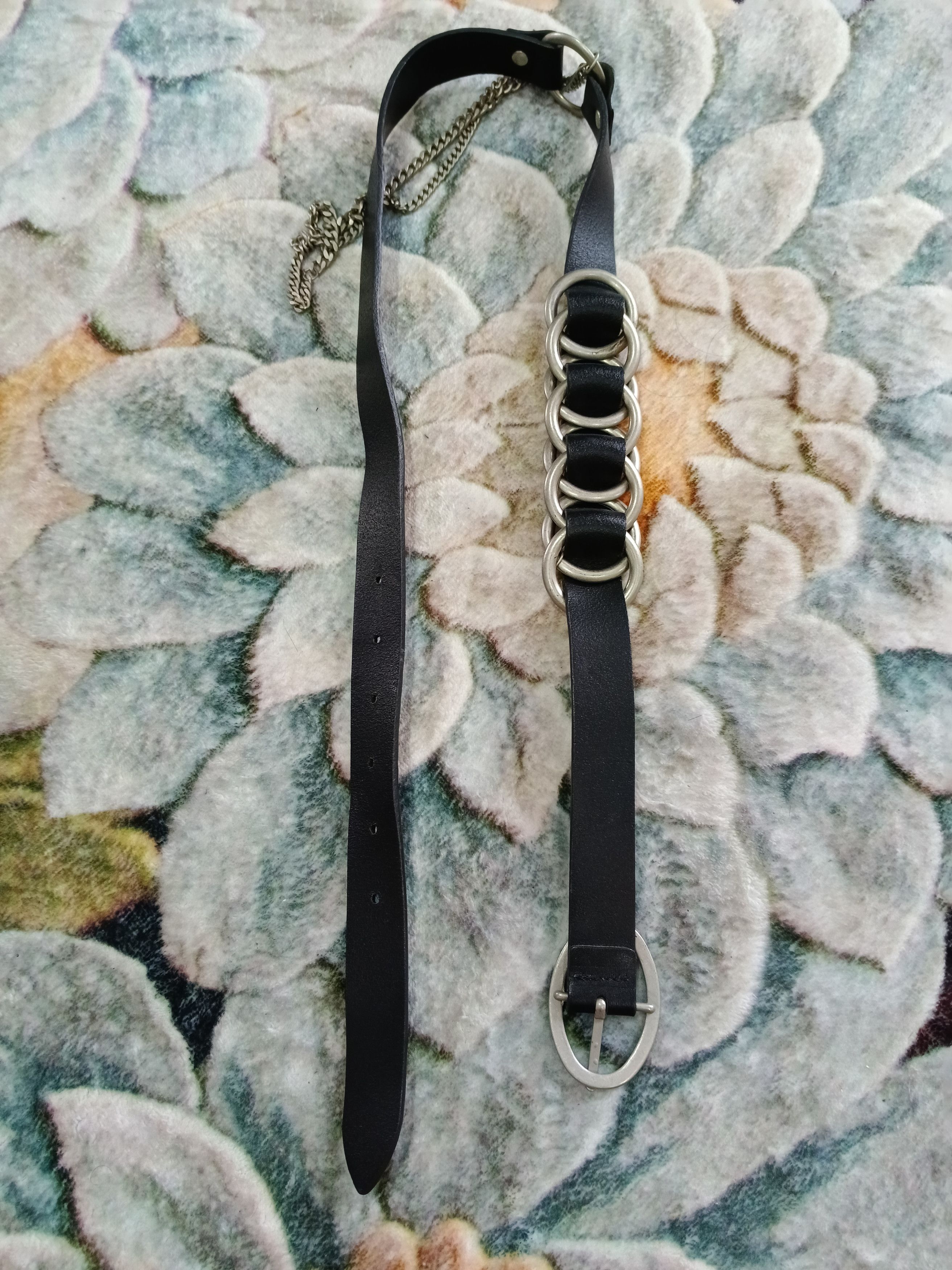 Michel Klein 0G🔥GRAIL MICHEL KLIEN LEATHER BELT Size ONE SIZE - 2 Thumbnail