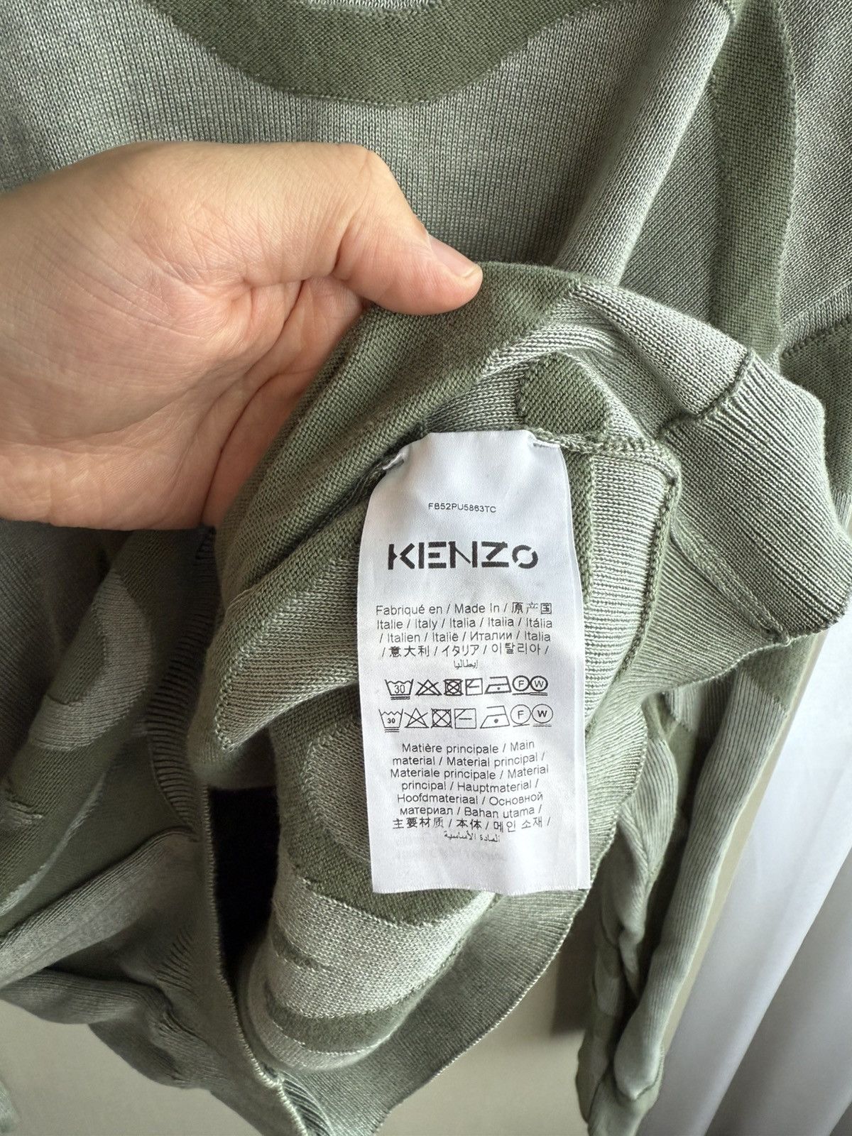 Kenzo Kenzo Patchwork Sweater Vintage Japanese Style Size US L / EU 52-54 / 3 - 6 Thumbnail