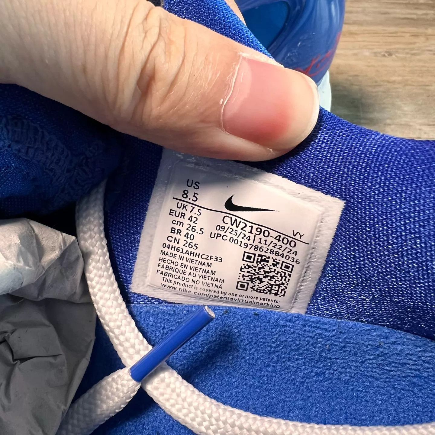 Nike Nike Zoom Kobe 6 zk6 Dodgers Blue/White 42 Size US 8.5 / EU 41-42 - 7 Thumbnail