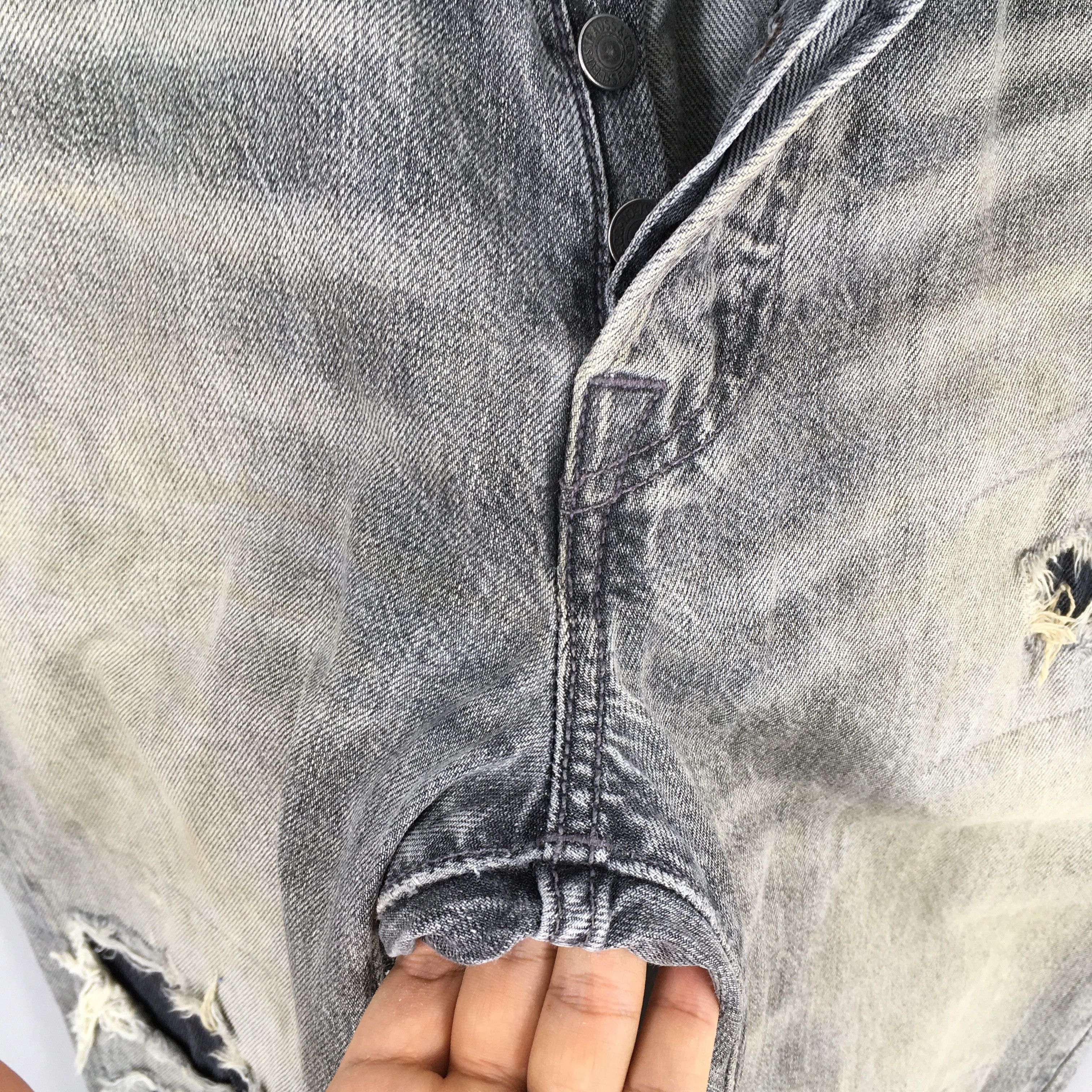Levi's Size 30x30 Vintage Y2K Levi's 501 Faded Black Jeans S702 Size US 30 / EU 46 - 7 Thumbnail