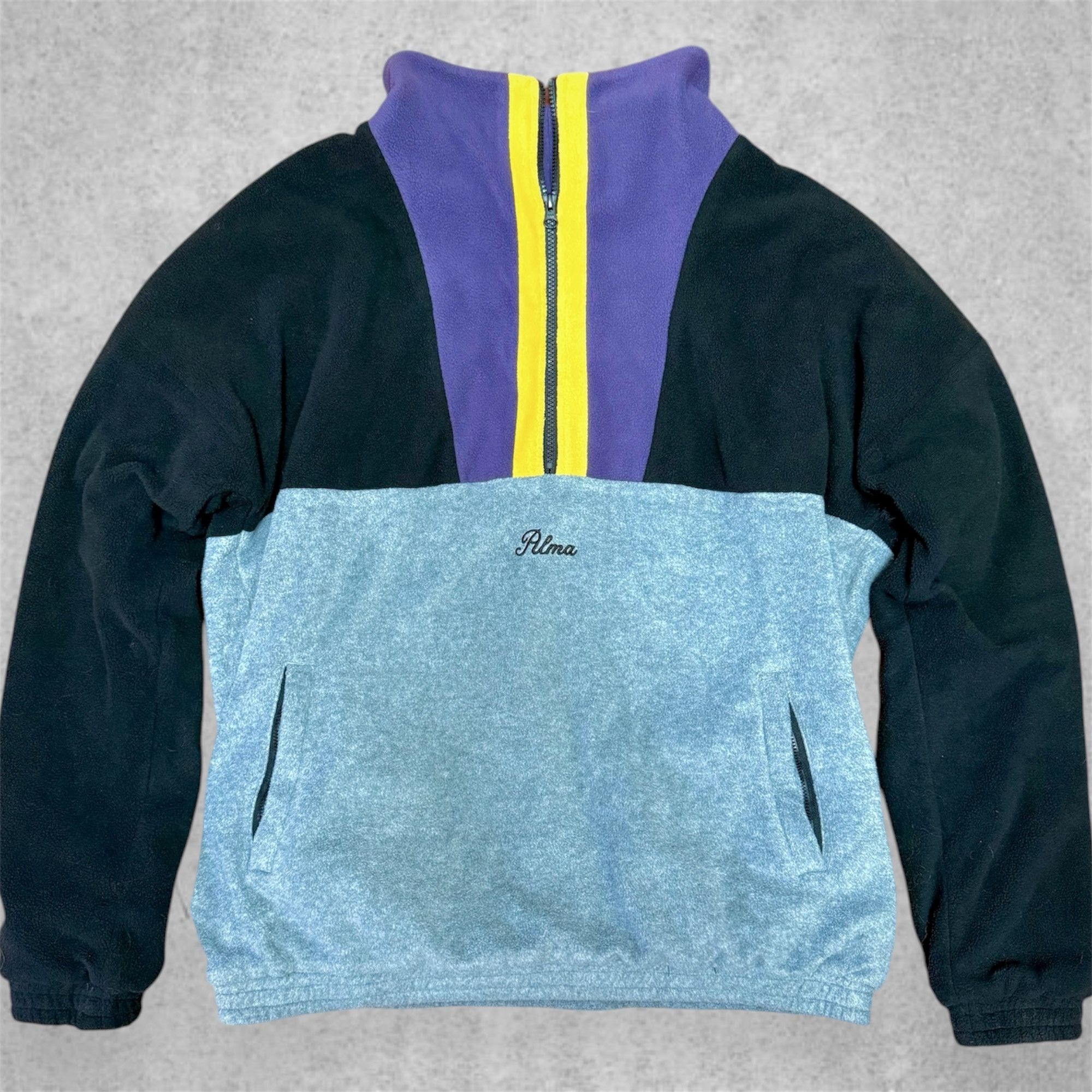 Designer Alma de Ace Fleece Pullover 1/2 Zip Sweatshirt (XL) Size US XL / EU 56 / 4 - 2 Thumbnail
