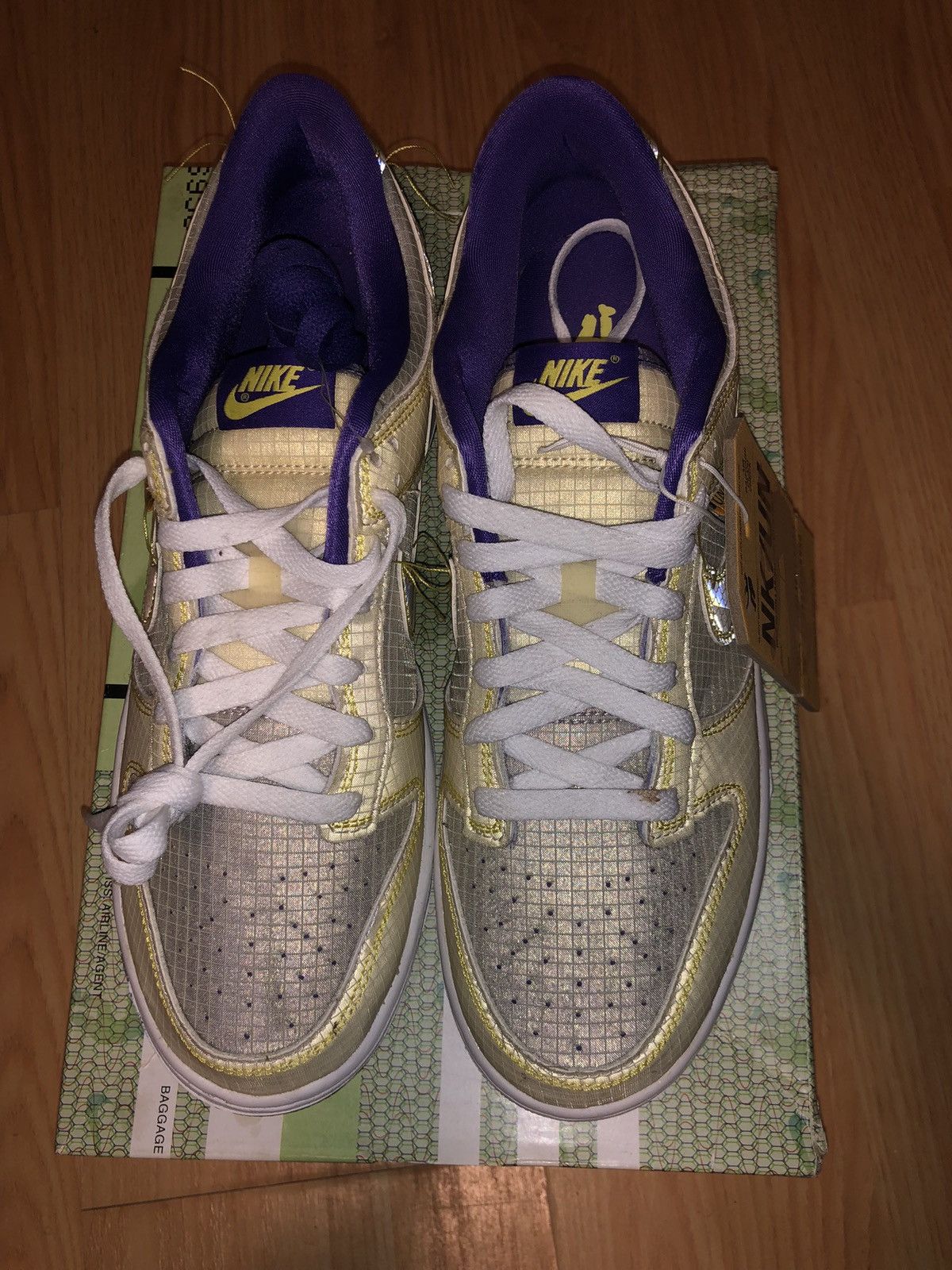 Nike Nike Dunk Low Union Passport Pack Court Purple - Size 9.5 Size US 9.5 / EU 42-43 - 5 Thumbnail