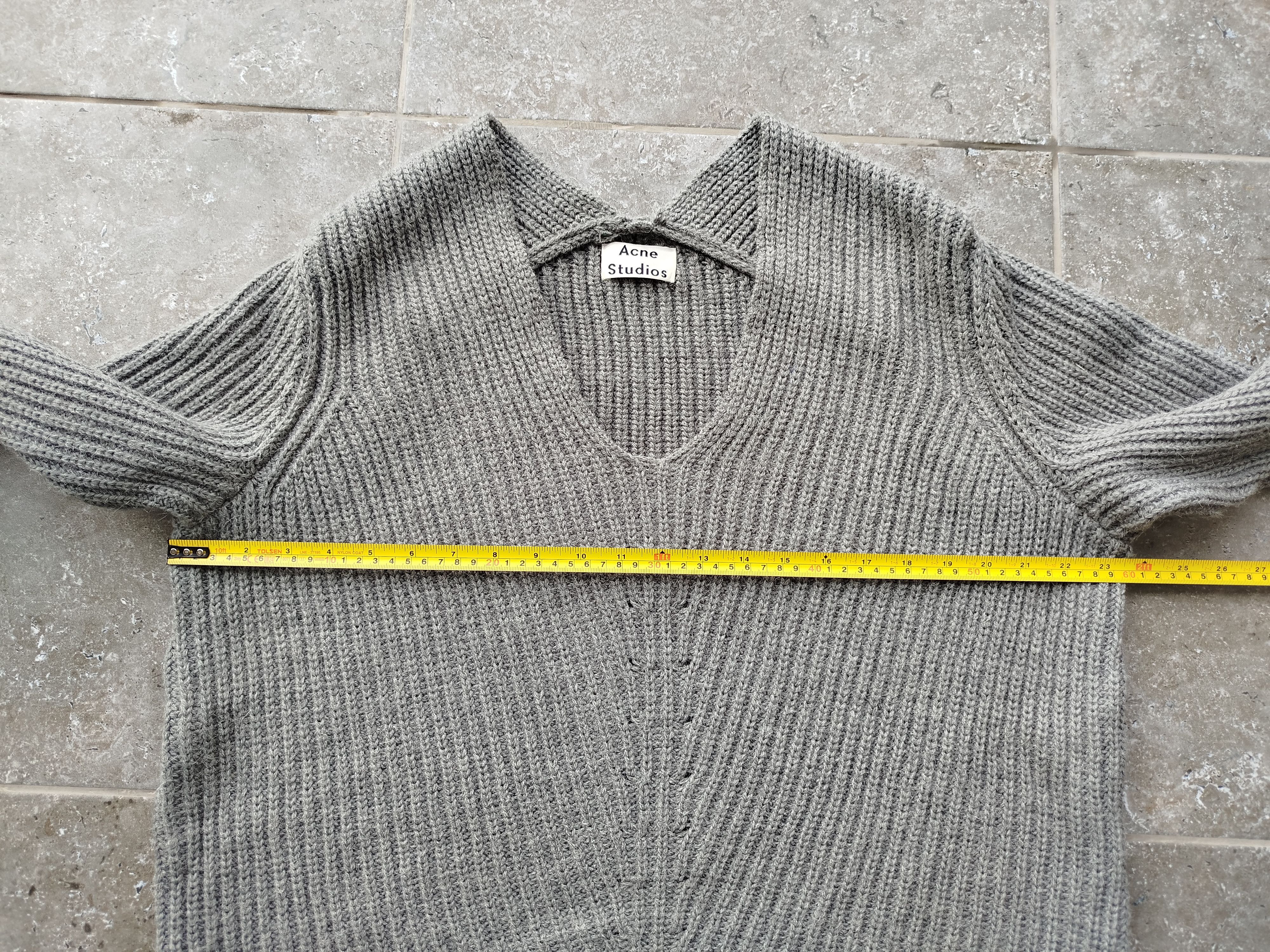 Acne Studios Acne Studios Sweater Ribbed Wool Cashmere SS15 Size L / US 10 / IT 46 - 7 Thumbnail