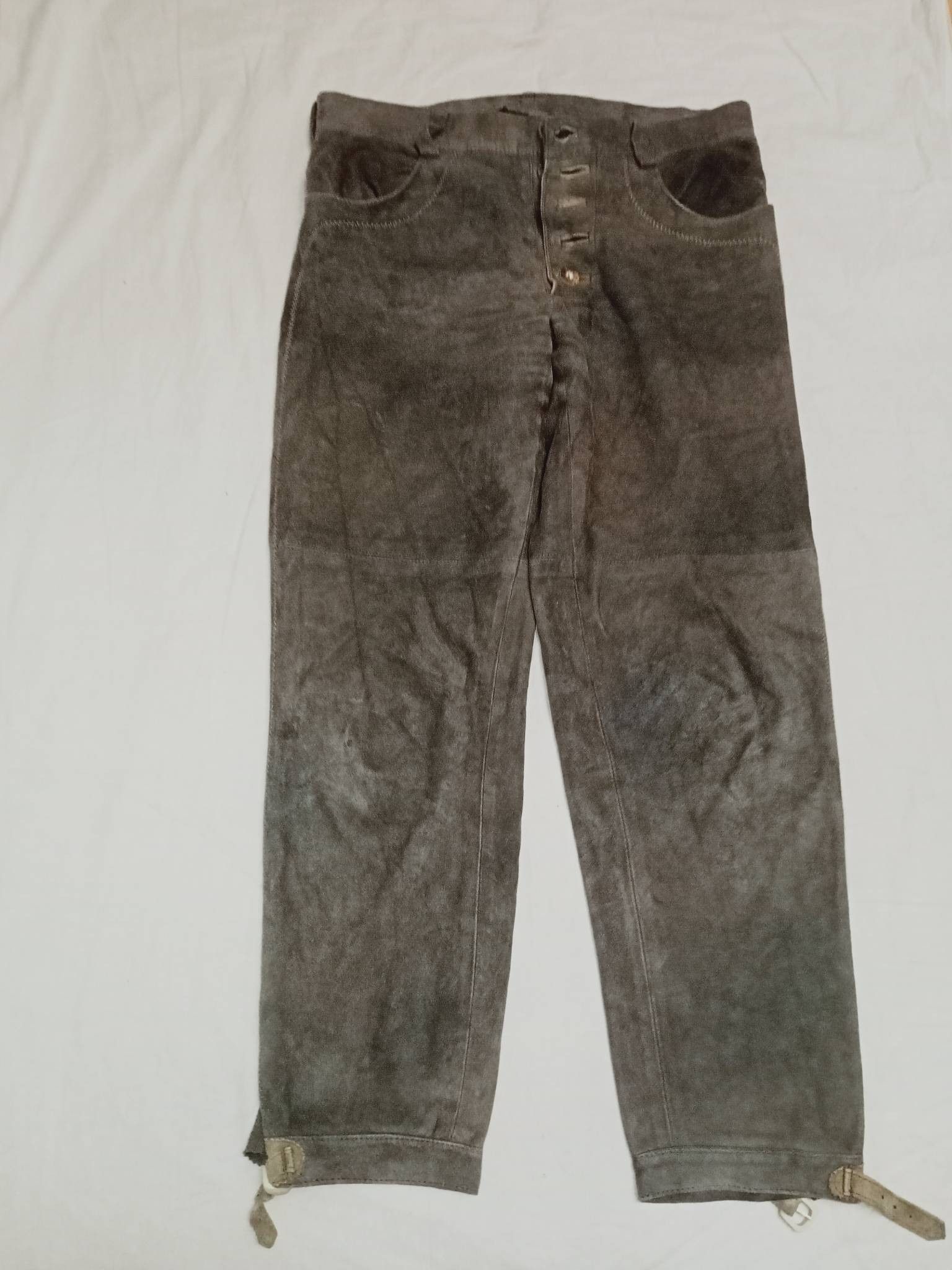 Vintage Vintage Leather Pants Size US 34 / EU 50 - 2 Thumbnail