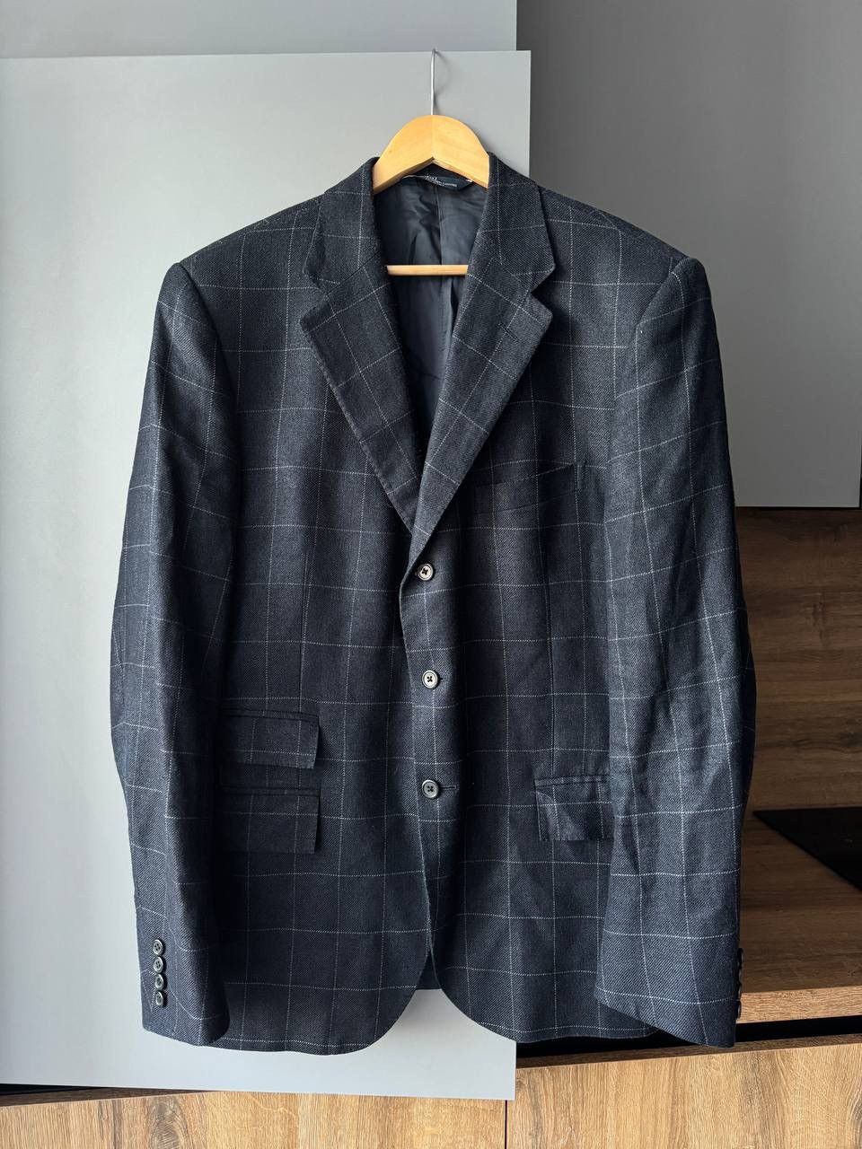 Polo Ralph Lauren Vintage Polo Ralph Lauren Check Blazer Jacket Size 54R - 1 Thumbnail