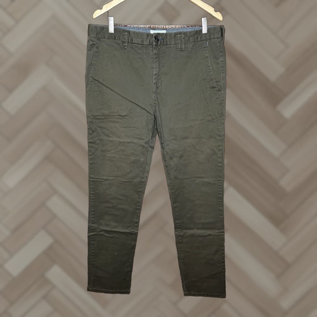 Billabong Billabong Mens Chino Pants Regular 34 32 Green Inseam 32 Shirt? Size US 34 / EU 50 - 1 Thumbnail
