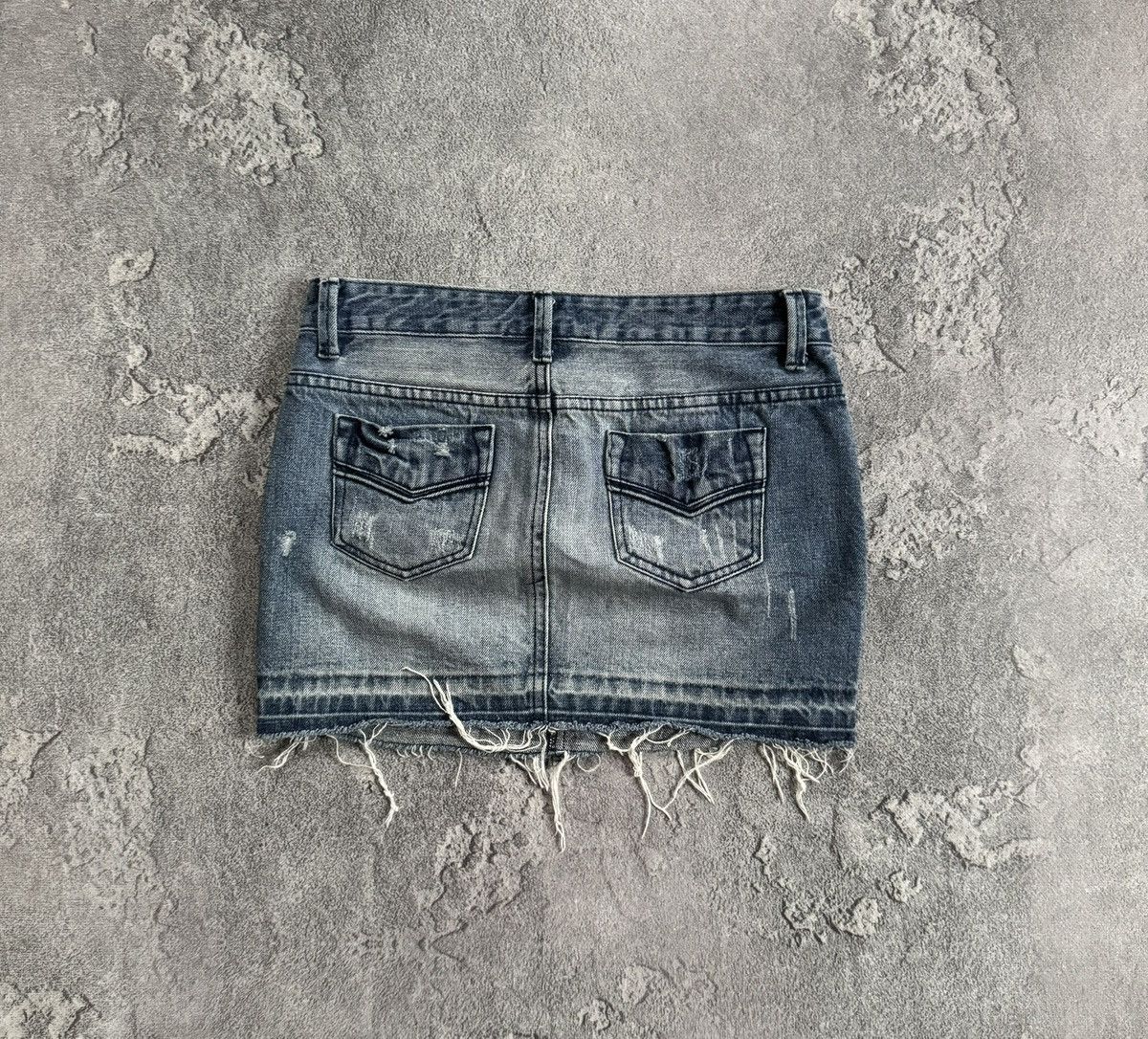 Japanese Brand Y2K avantgarde denim mini skirt hysteric glamour L.G.B. 90s Size 24" / US 00 / IT 34 - 6 Thumbnail
