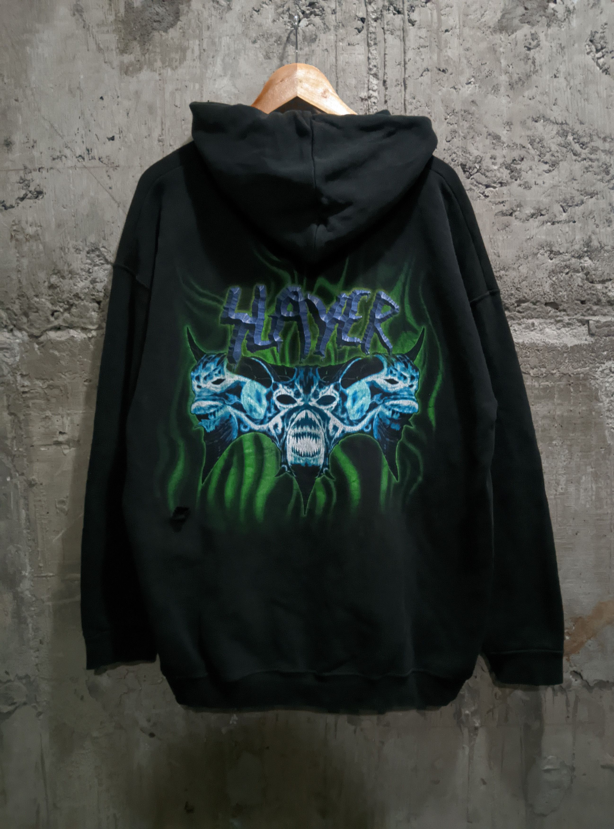 Band Tees Vintage 1999 Slayer thrashmetal distressed faded Size US XL / EU 56 / 4 - 1 Thumbnail