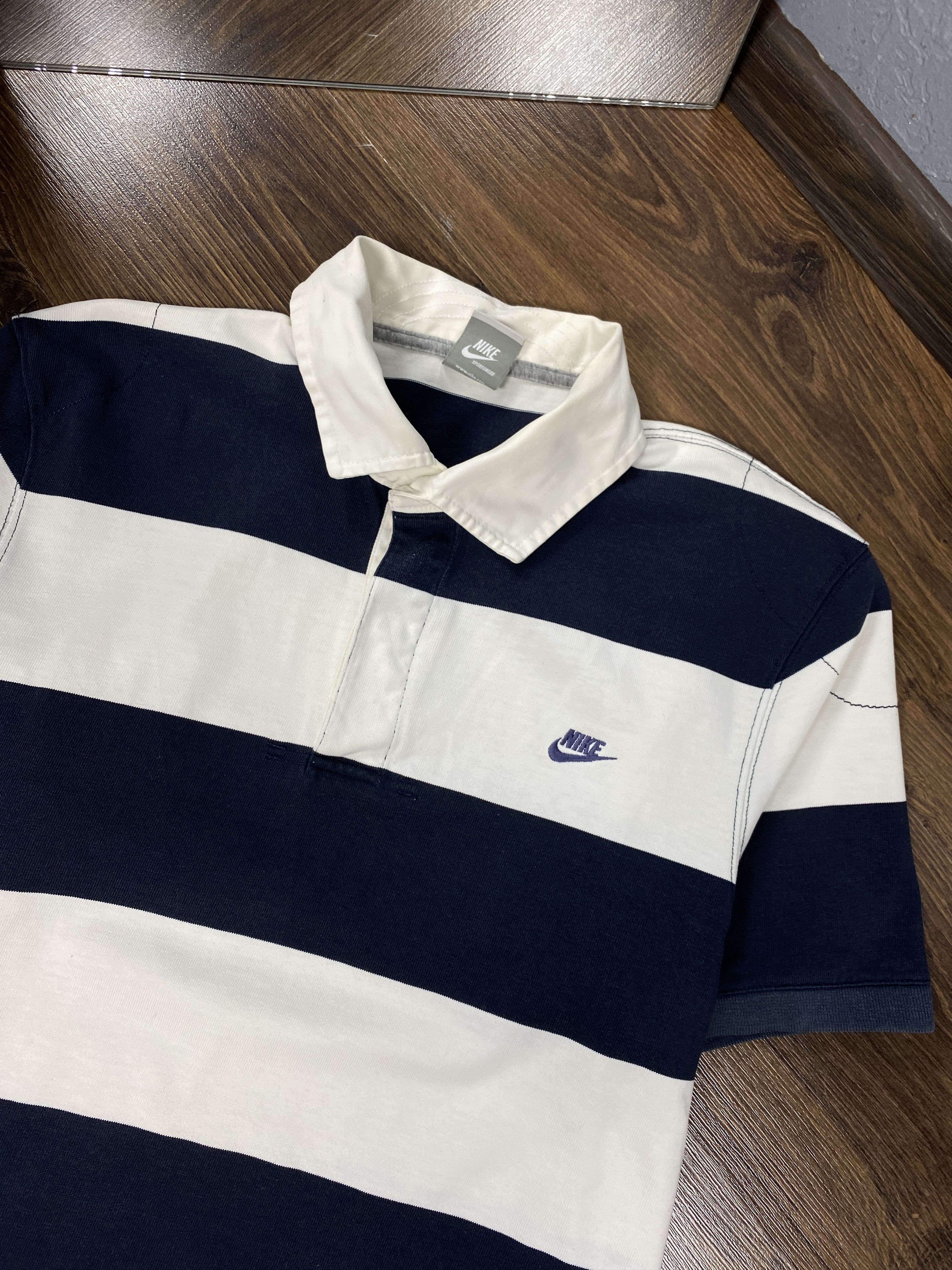 Nike Nike vintage rugby polo shirt y2k Size US XL / EU 56 / 4 - 2 Thumbnail