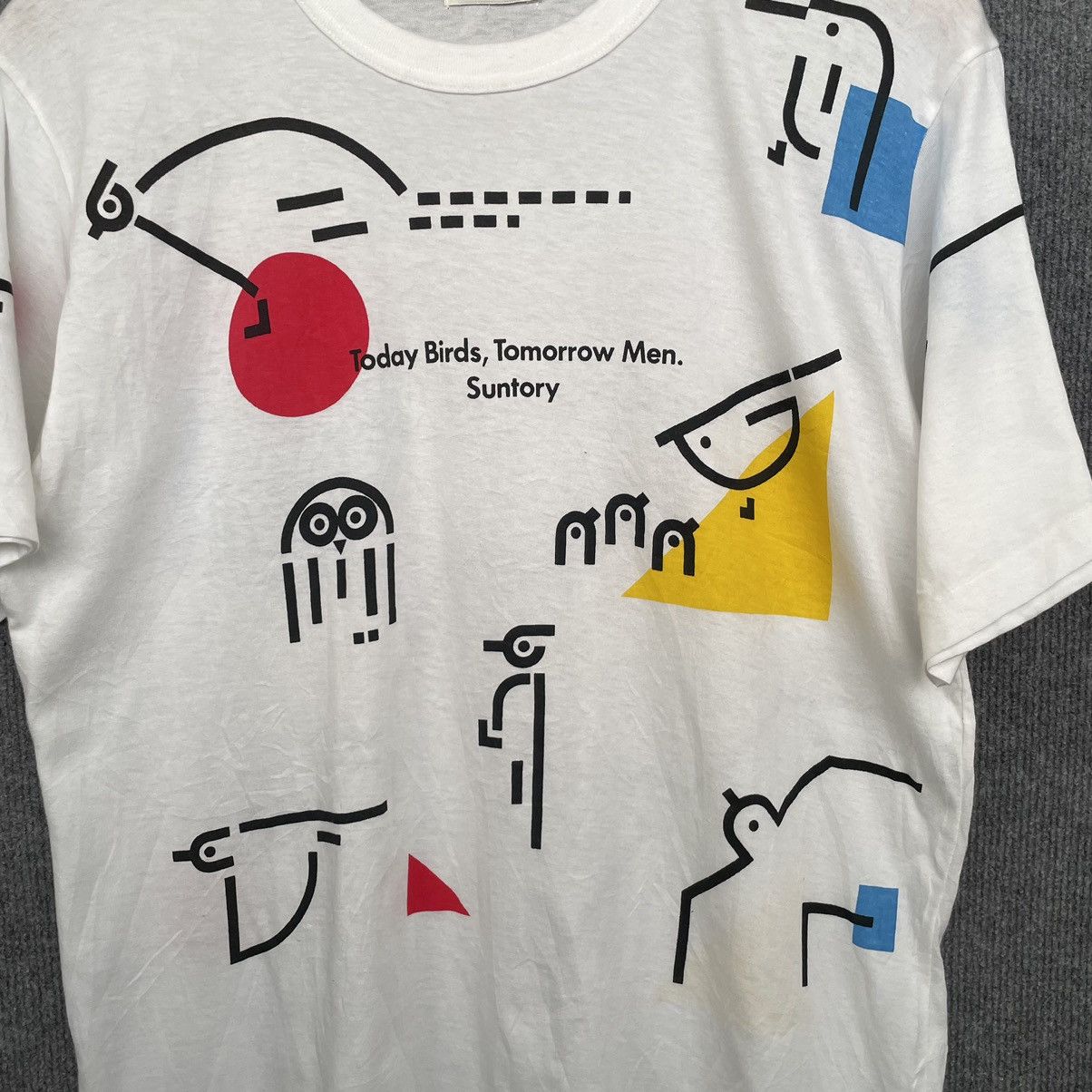 Japanese Brand × Vintage Vintage 90s Suntory Boss Coffee AOP Rare Design T Shirt Size US M / EU 48-50 / 2 - 2 Thumbnail