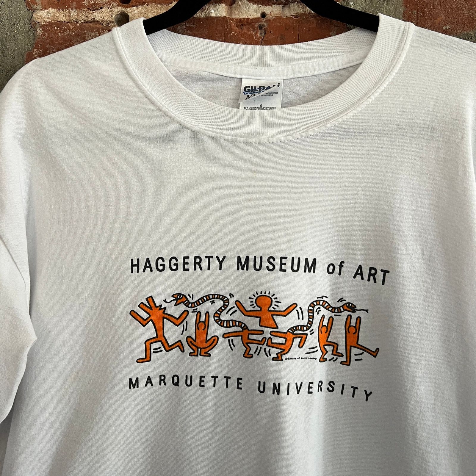 Keith Haring Keith Haring Art T-Shirt Haggerty Museum Marquette L 22x27 Size US L / EU 52-54 / 3 - 1 Thumbnail