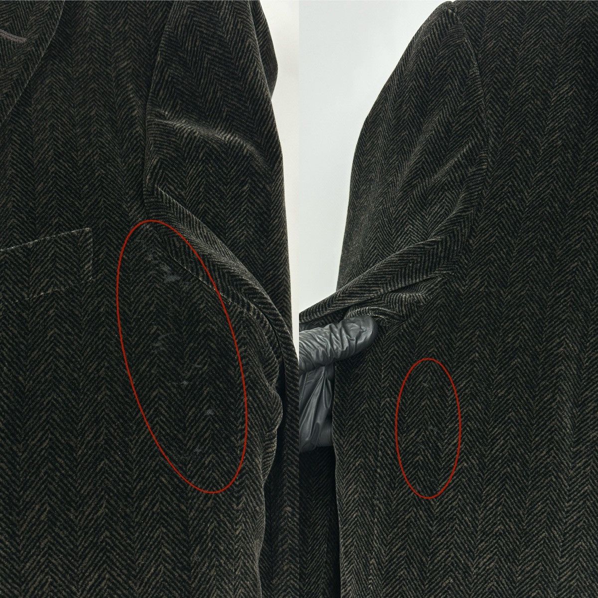 Caruso Raffaele Caruso Sartoria Parma Herringbone Handmade Blazer Size US L / EU 52-54 / 3 - 23 Thumbnail