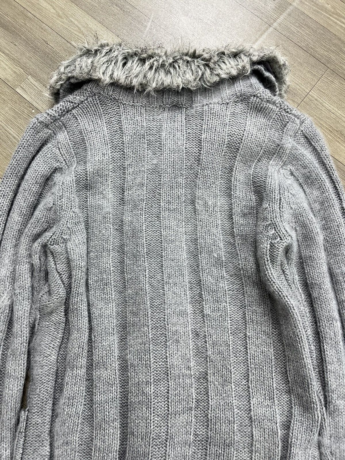 20471120 Vintage Takjudy Faux Fur Lgb Style Knitwear Cardigans Winter Size US M / EU 48-50 / 2 - 10 Thumbnail