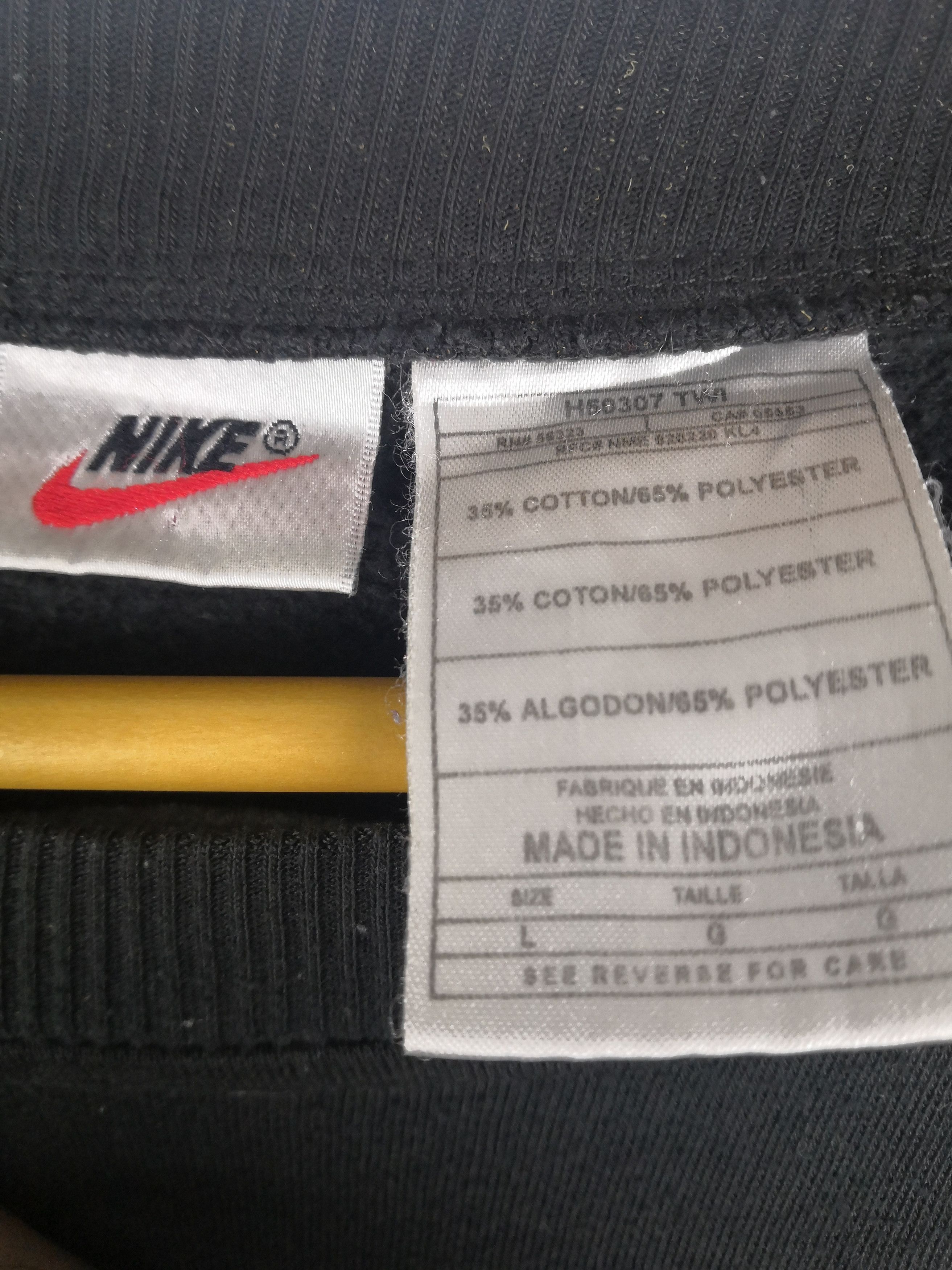 Nike Vintage 90s Nike Sweatshirt Big Logo Embroidery Sweater Size US L / EU 52-54 / 3 - 5 Thumbnail