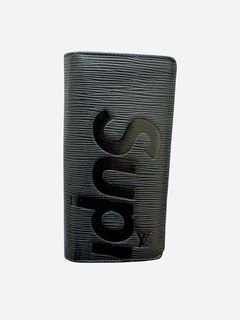 Louis Vuitton x Supreme Slender Wallet Black