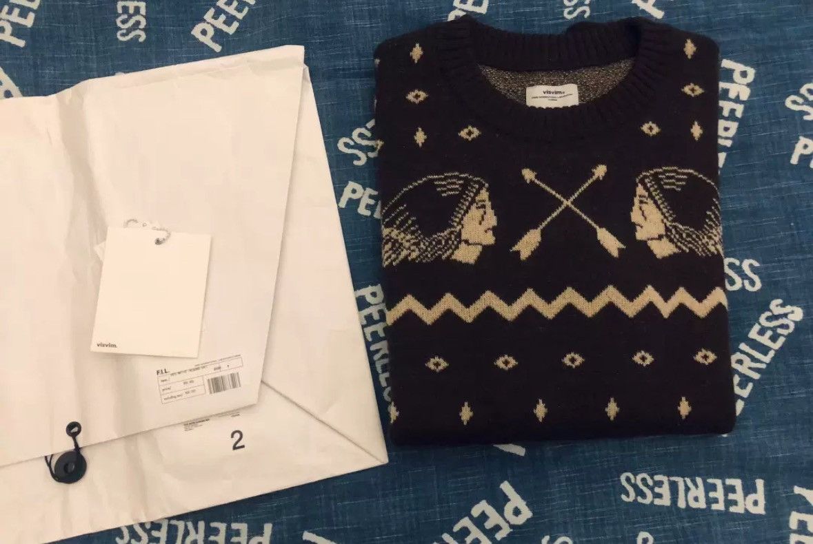 トップス visvim VINTAGE JACQUARD KNIT 5 トップス visvim VINTAGE JACQUARD KNIT 5 Visvim VISVIM 18AW VINTAGE