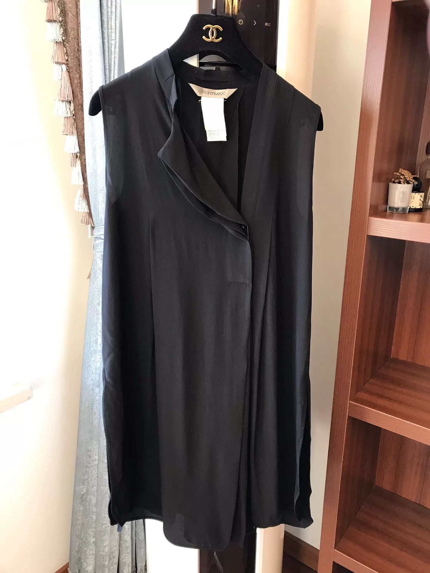 Sportmax Sportmax Women's Silk Fur Coat Size M / US 6-8 / IT 42-44 - 1 Thumbnail