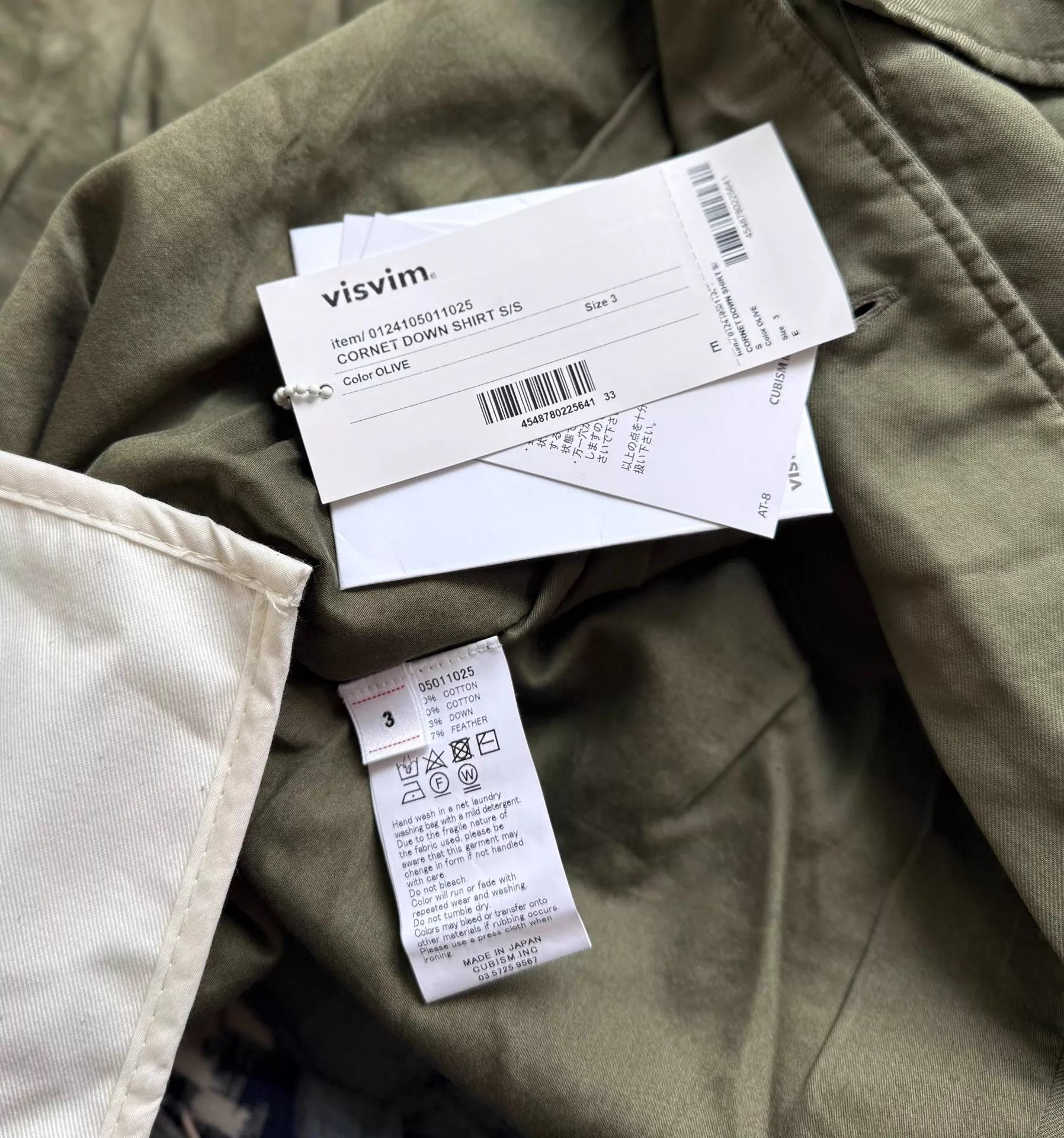Visvim VISVIM 24SS Cornet Down Shirt S/S Olive 3 Size US L / EU 52-54 / 3 - 9 Thumbnail