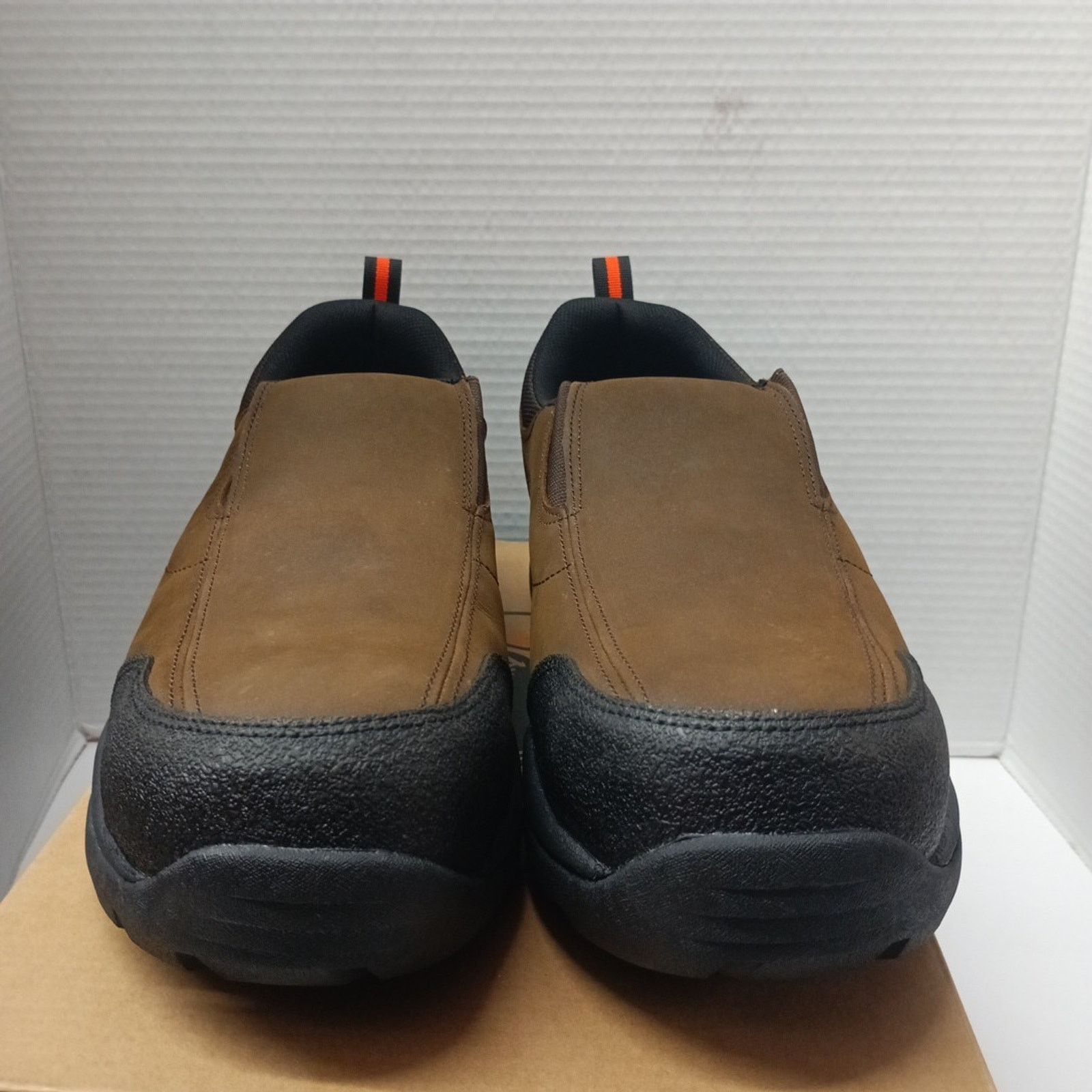 Other BRAHMA Brown Leather Shale Steel Toe Slip-On Men's Size 13 W Size US 13 / EU 46 - 2 Thumbnail
