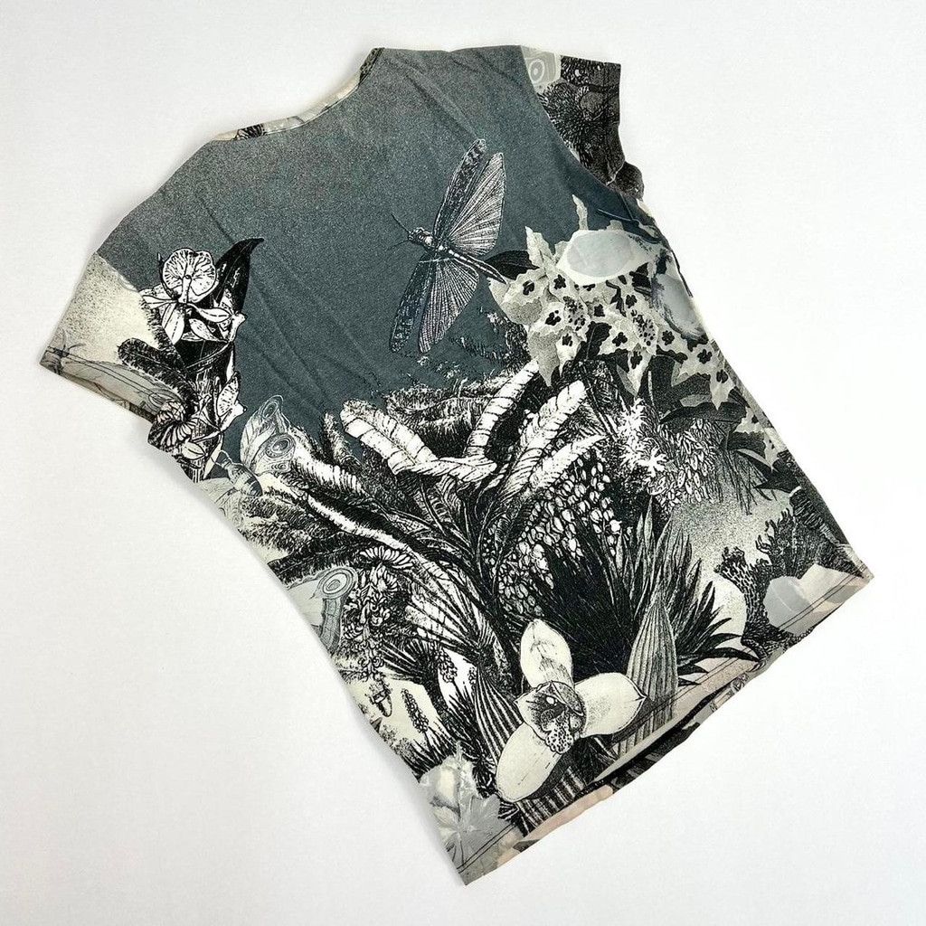 Just Cavalli y2k Cavalli glittery floral tshirt Size S / US 4 / IT 40 - 2 Thumbnail