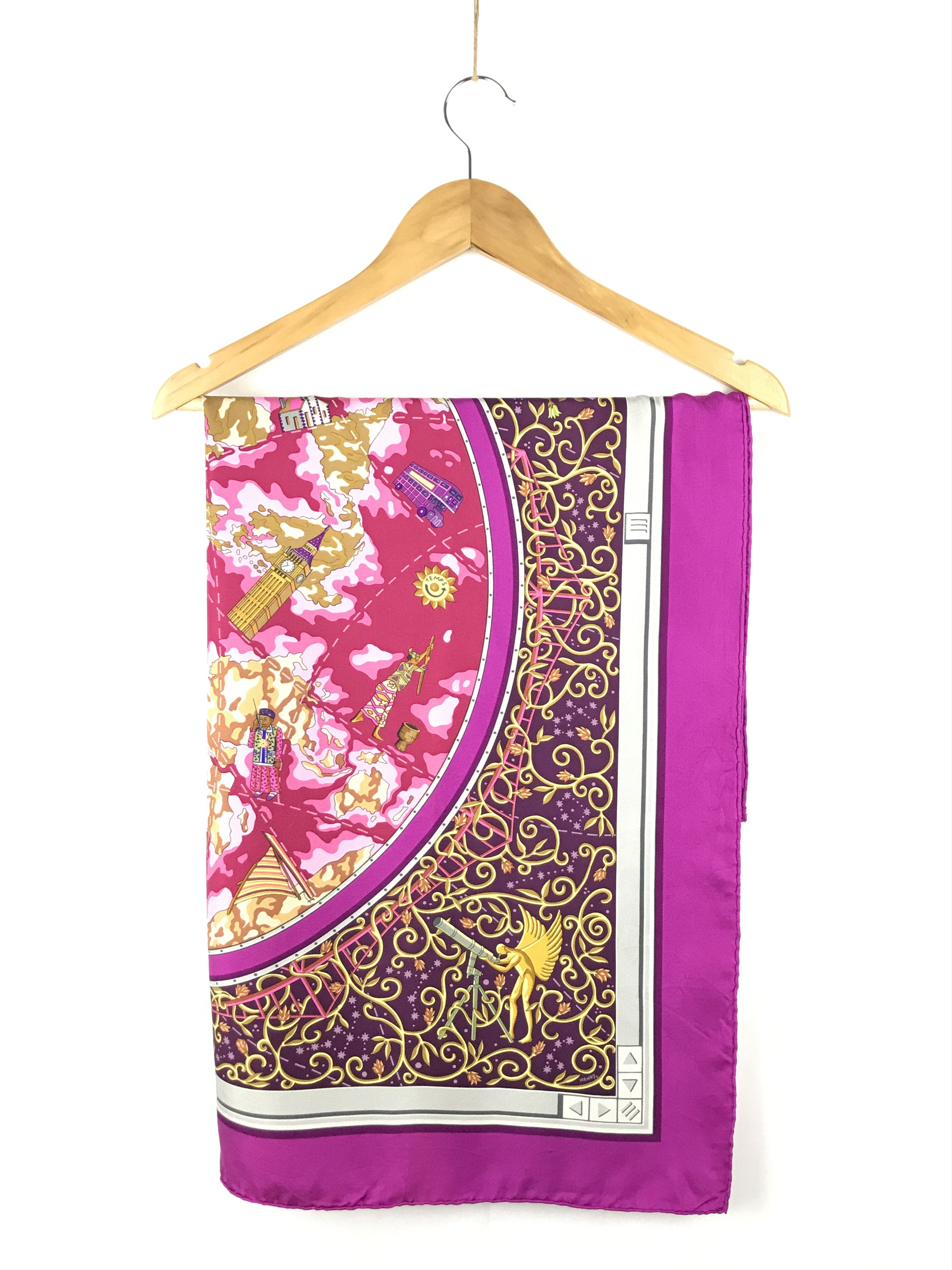 Hermes Vintage Hermes Silk Scarf Size ONE SIZE - 2 Thumbnail