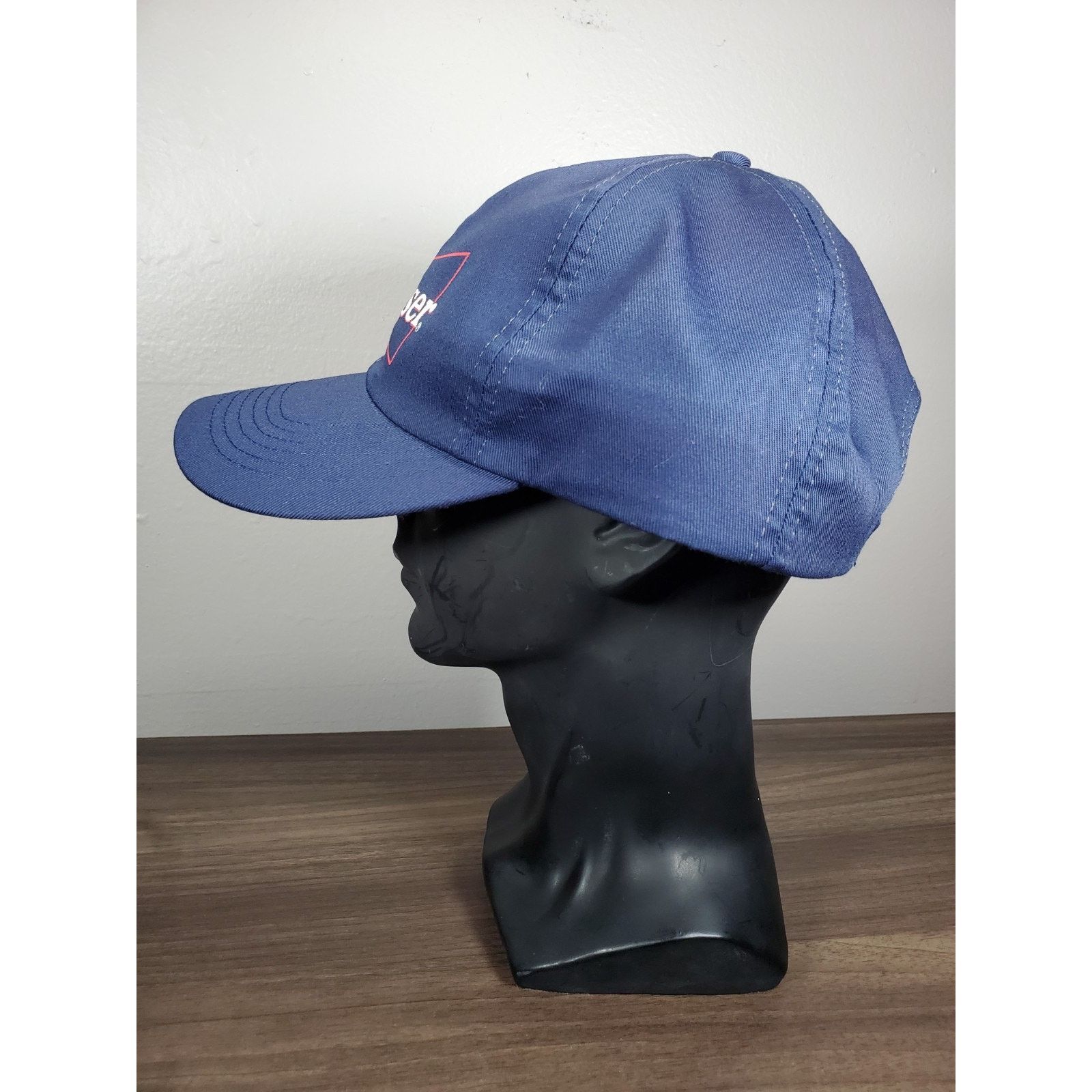 Budweiser × Vintage Vintage Budweiser Beer Hat Snapback Cap Navy Blue Promo Size ONE SIZE - 5 Thumbnail