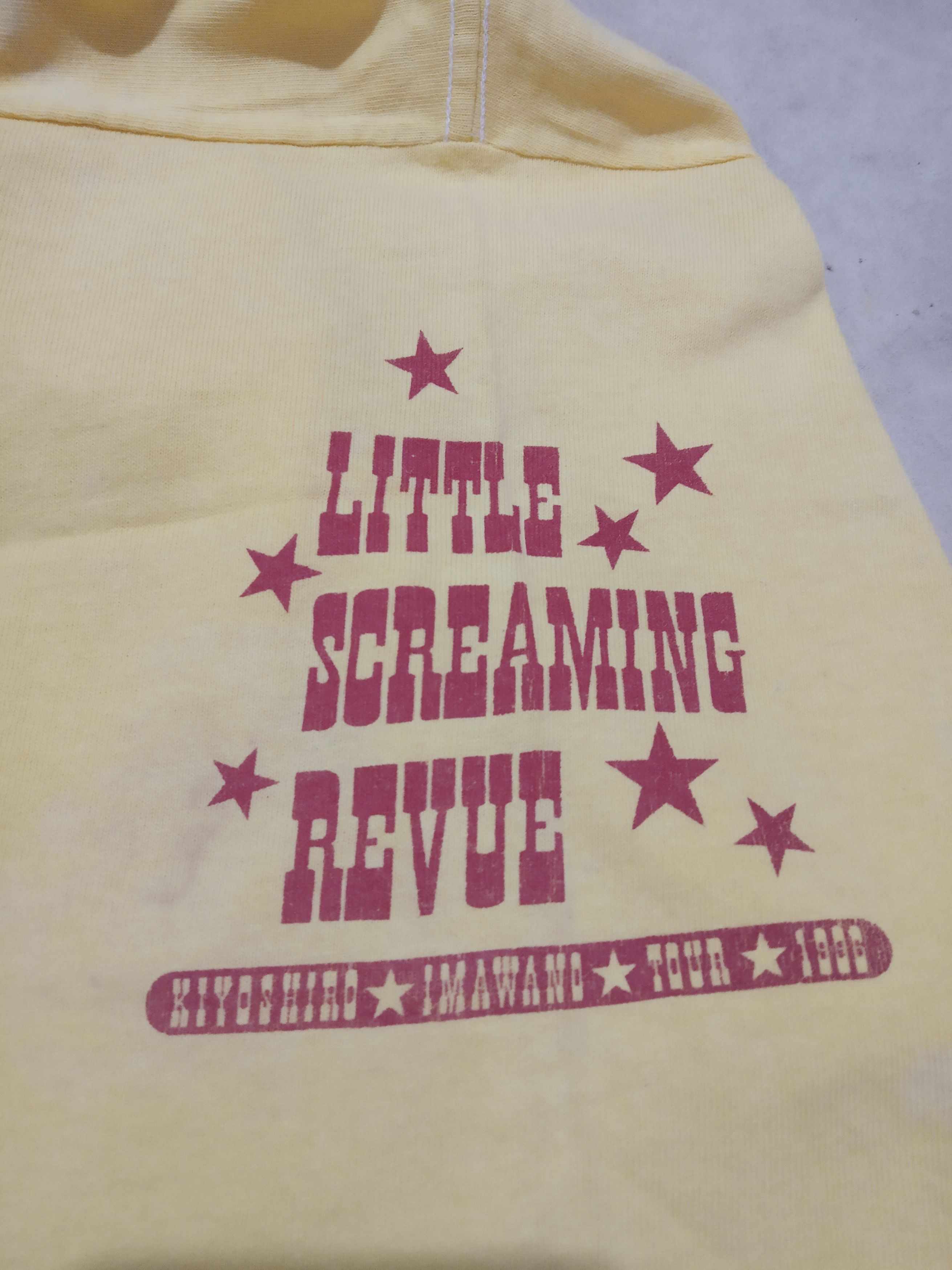 Band Tees Little Screaming Revue Kiyoshiro Imawano Tour 1996 Size US L / EU 52-54 / 3 - 5 Thumbnail