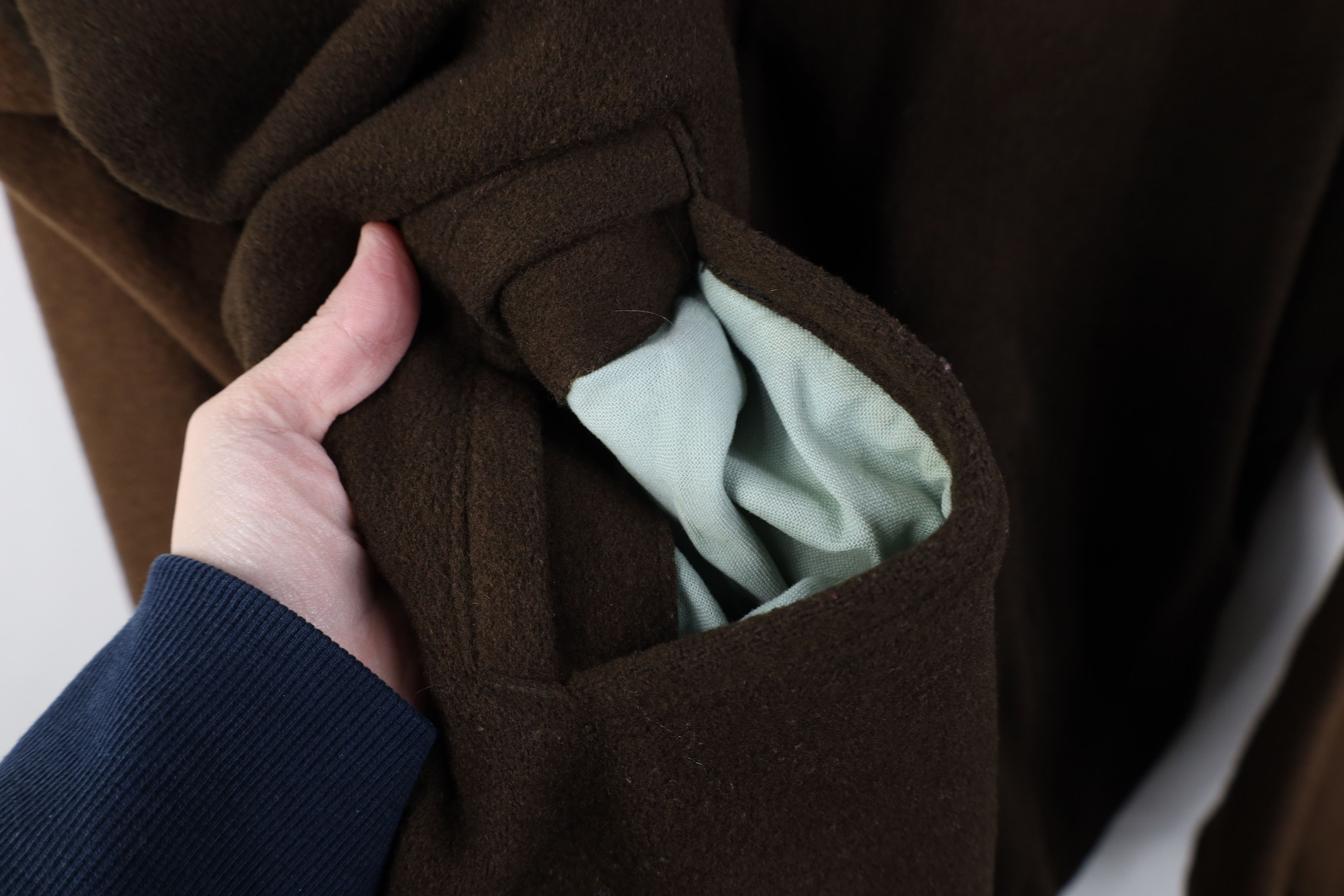 Vintage Vintage 90s Streetwear Block Wool Bomber Jacket Earth Tone Size US XL / EU 56 / 4 - 4 Thumbnail