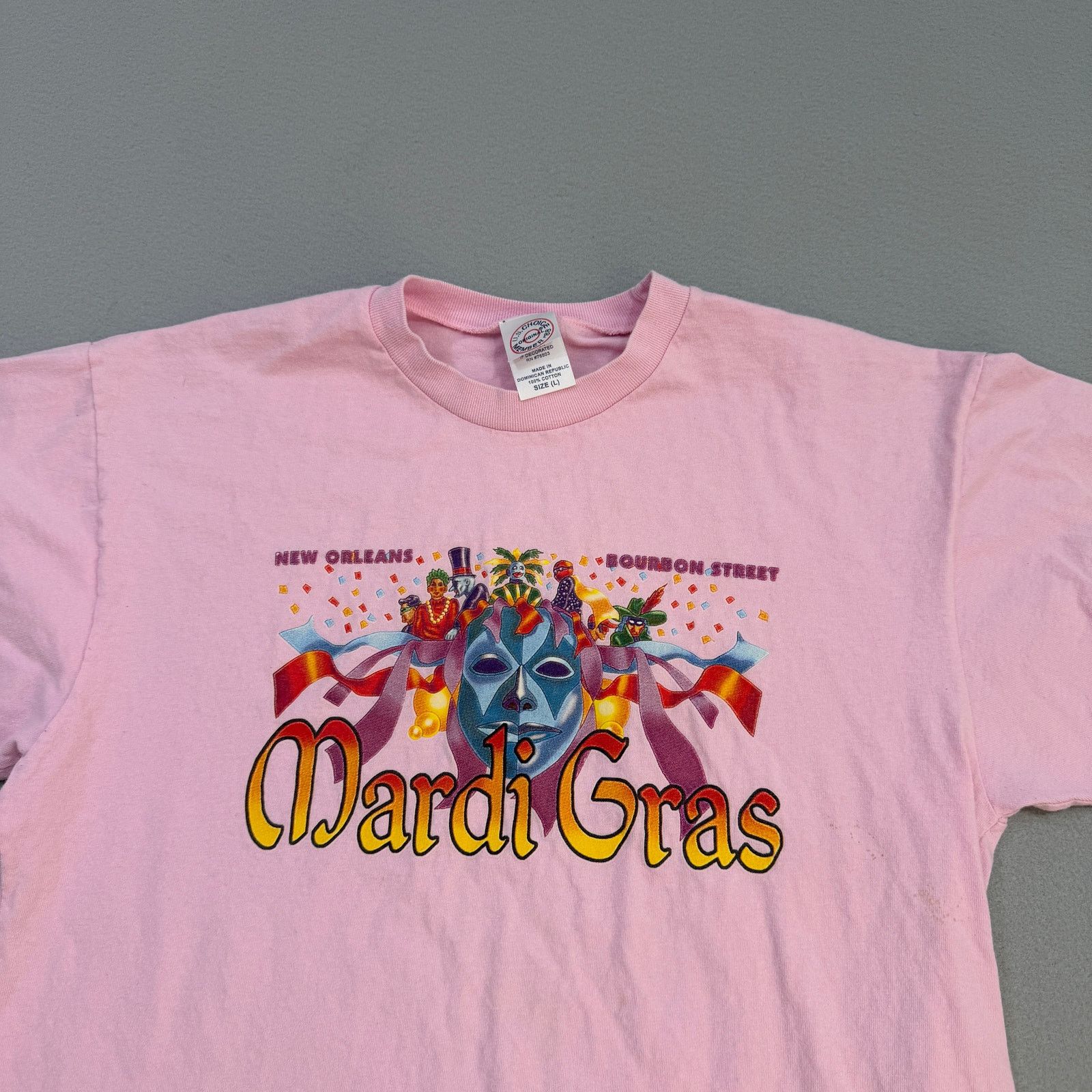 Vintage Vintage New Orleans Bourbon Street Mardi Gras Shirt Large Size US L / EU 52-54 / 3 - 2 Thumbnail