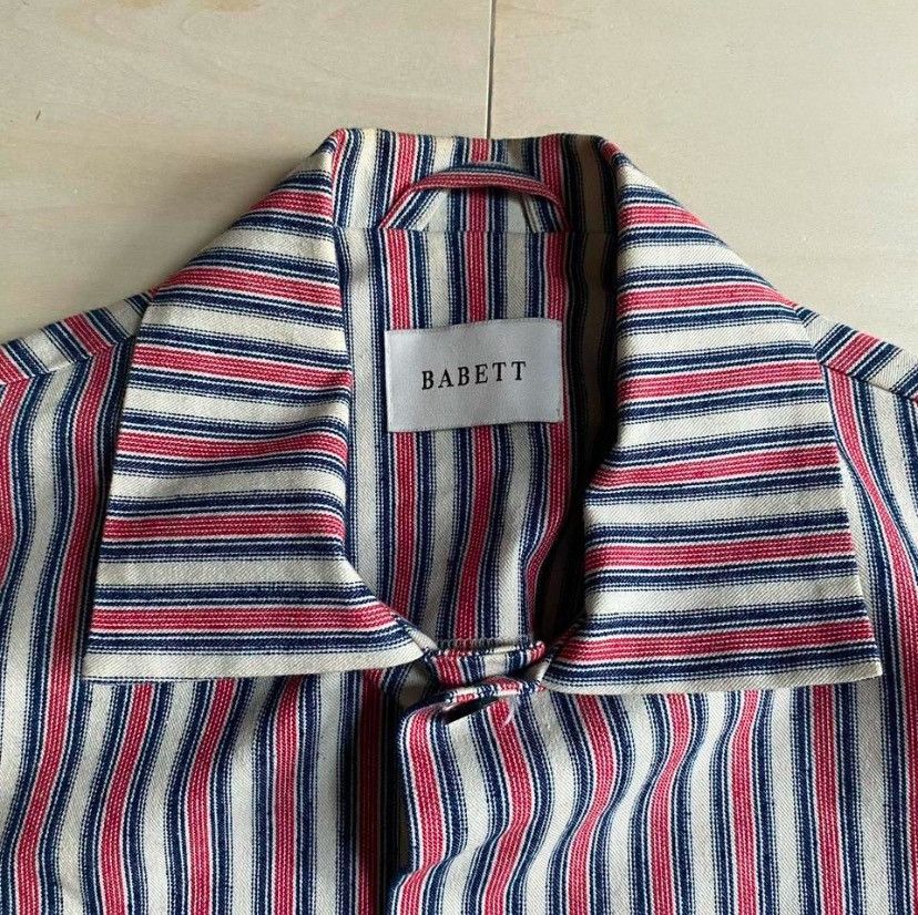 Bode Handmade Striped Babett Jacket Size L / US 10 / IT 46 - 2 Thumbnail