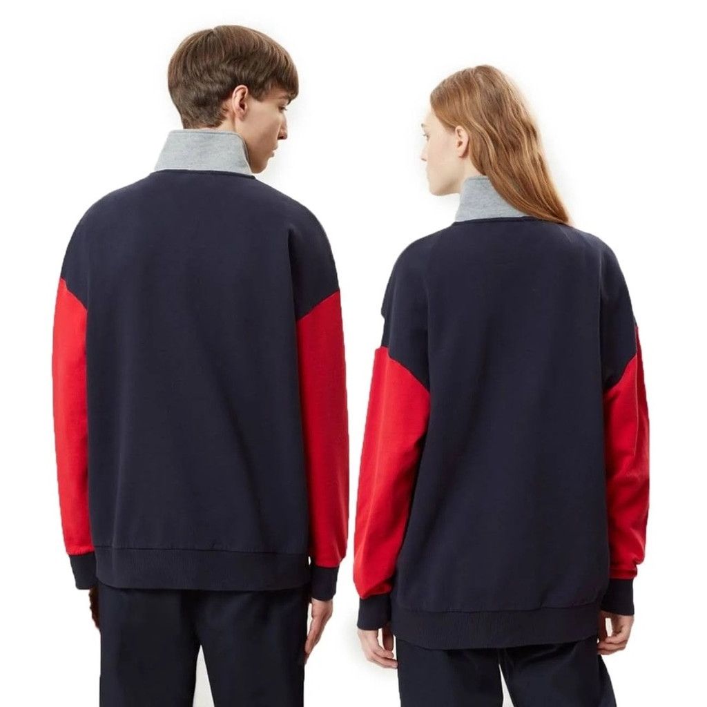 Napapijri Napapijri Bek Colorblock Cotton Kangaroo Pocket Pullover- M Size US M / EU 48-50 / 2 - 2 Thumbnail