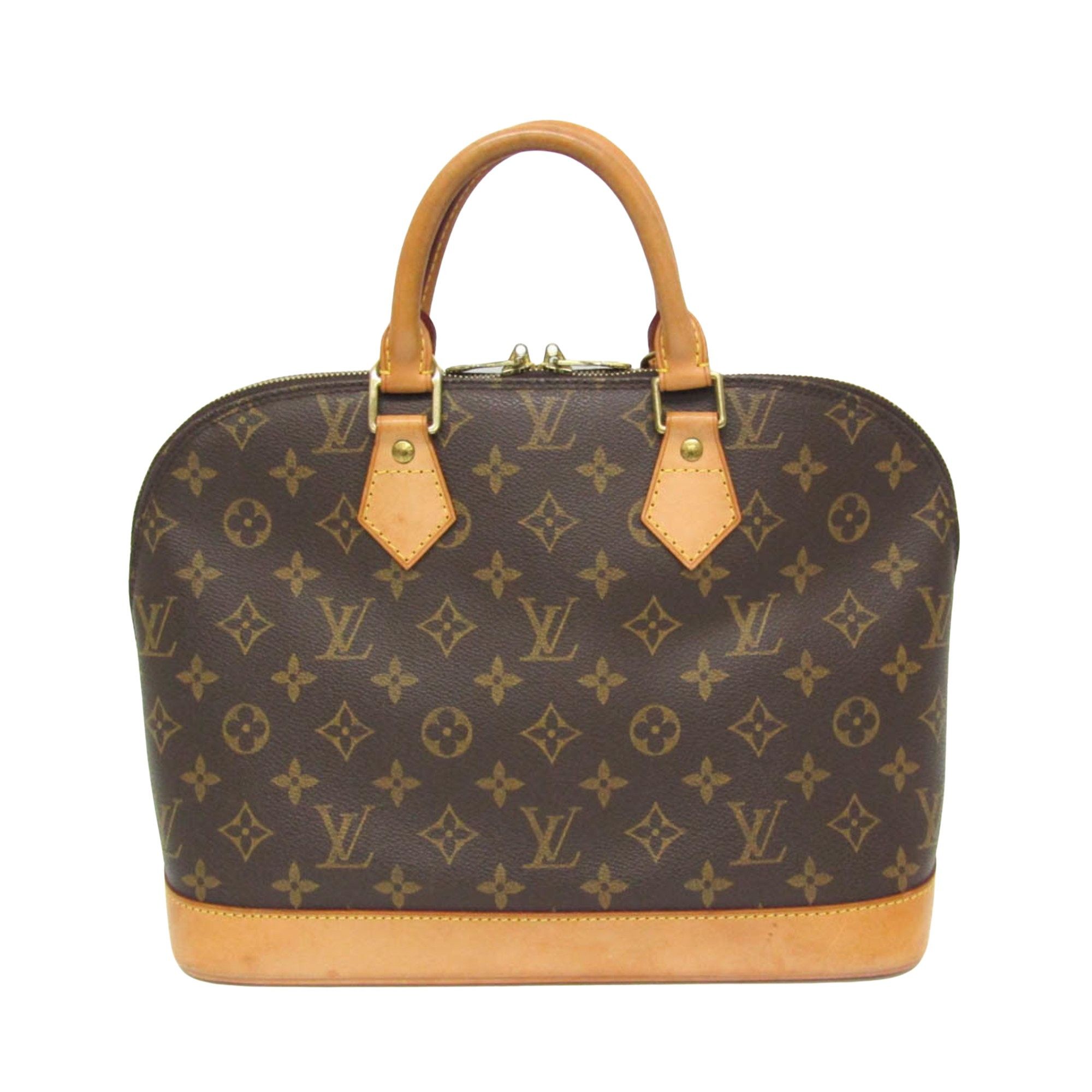 Louis Vuitton Alma Brown Canvas Handbag (Pre-Owned) Size ONE SIZE - 1 Thumbnail