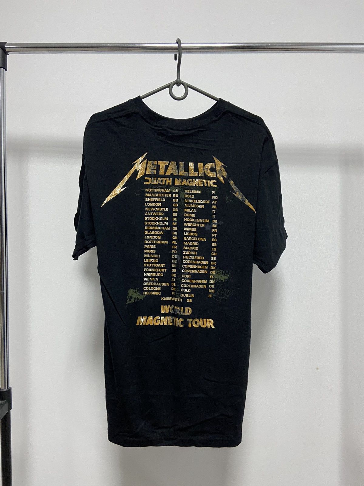 Metallica × Vintage Metallica Death Magnetic World Tour Vintage T shirt Big Logo Size US L / EU 52-54 / 3 - 3 Thumbnail