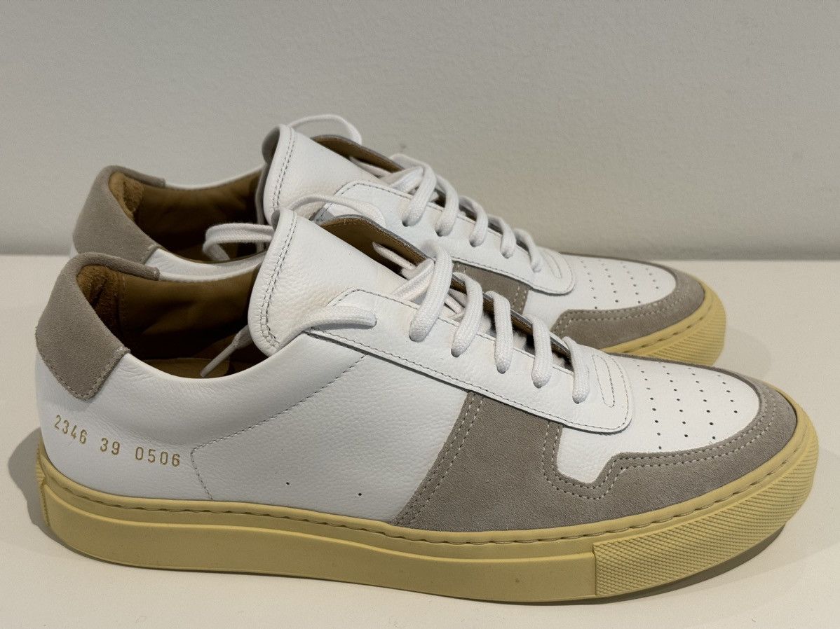 Common Projects Bball low multi white | Grailed