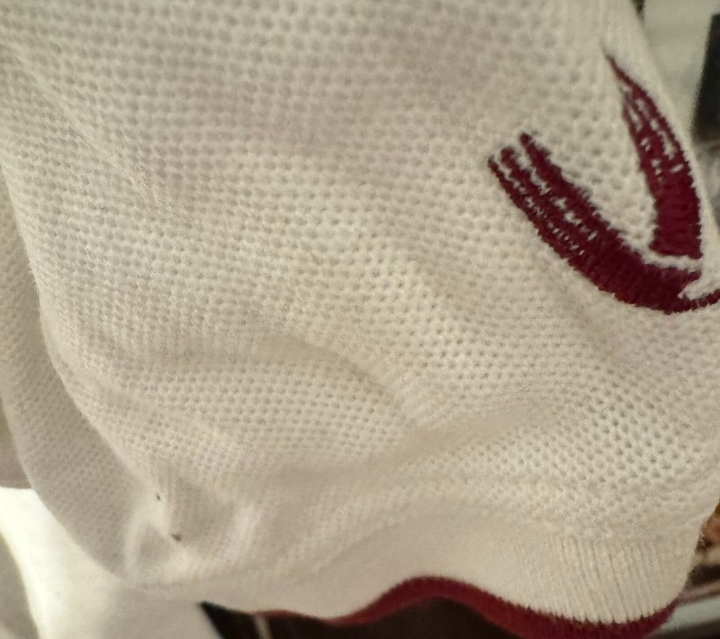 NCAA Arkansas Razorbacks Vintage 1990's Men's XL Polo White Size US XL / EU 56 / 4 - 3 Thumbnail