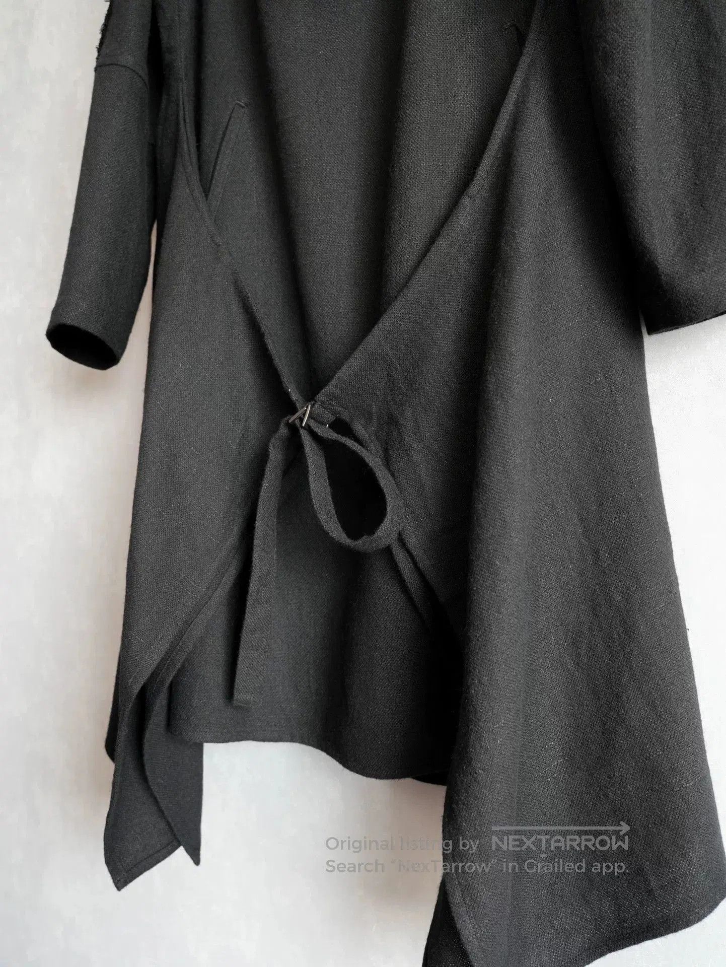 Yohji Yamamoto Yohji Yamamoto Black Hooded Coat. Size S / US 4 / IT 40 - 5 Thumbnail