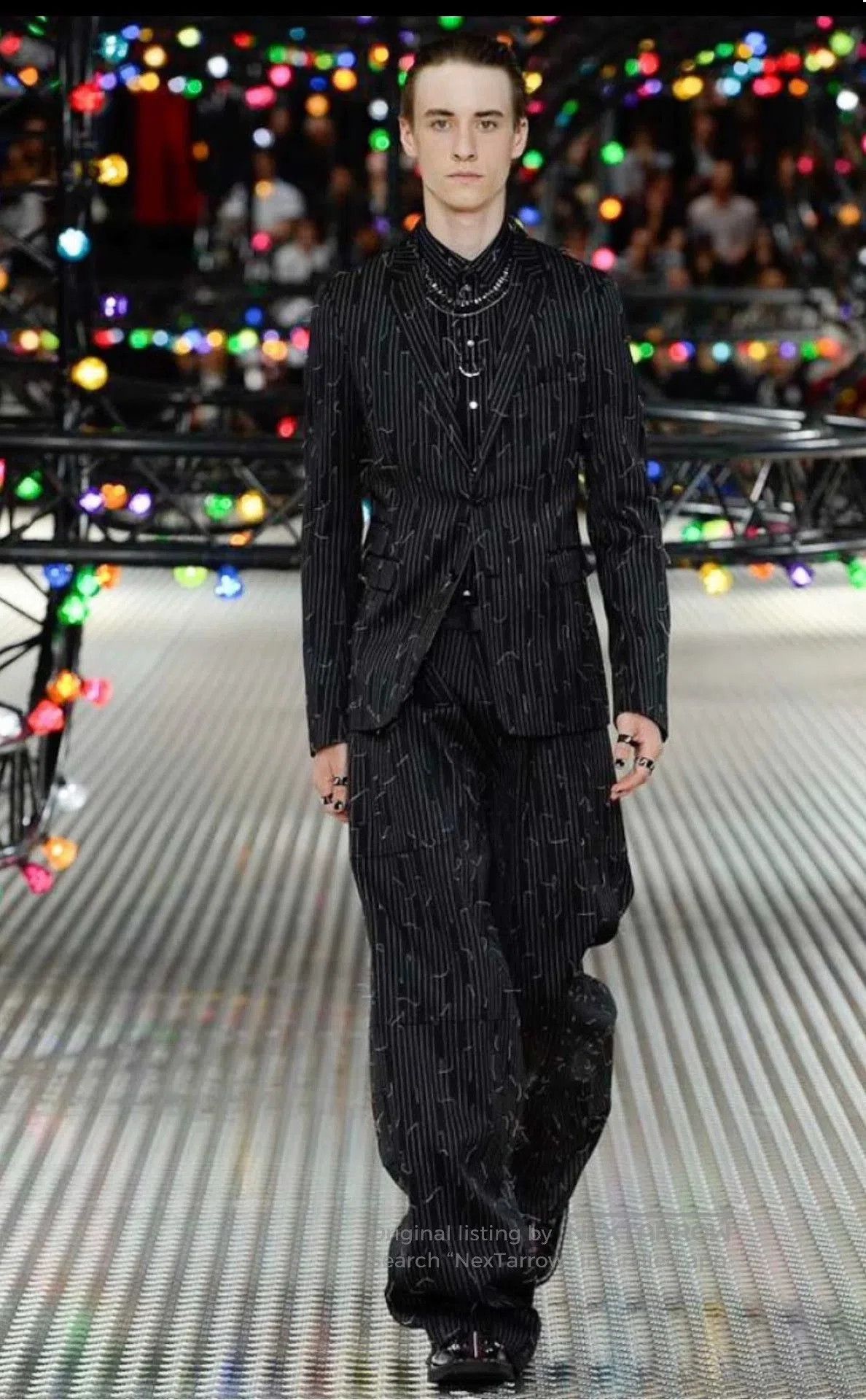 Dior dior homme black striped wool suit. Size US M / EU 48-50 / 2 - 9 Thumbnail
