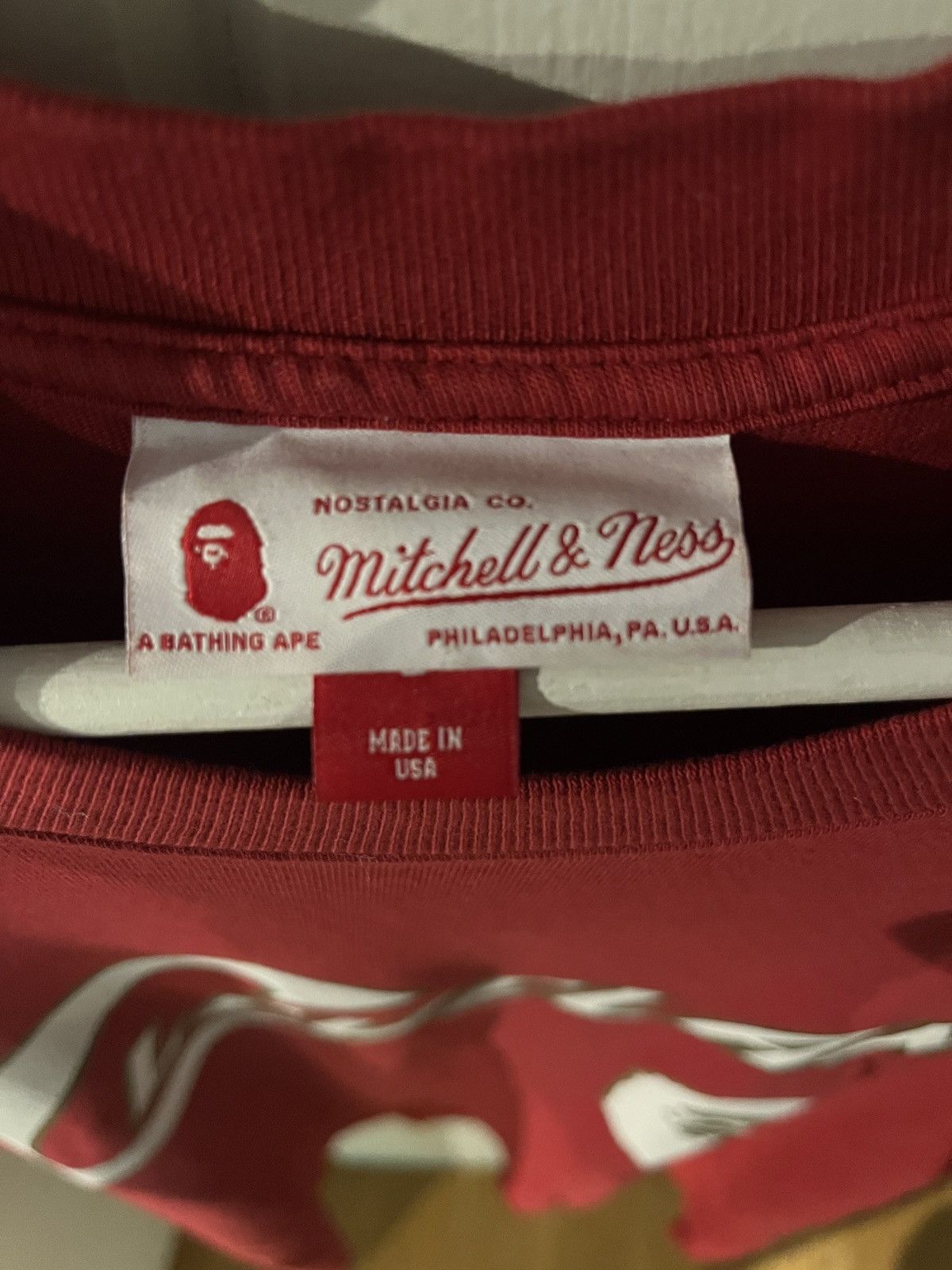 Bape × Mitchell & Ness Bape x Mitchell & Ness Cleveland Cavaliers Tee Size US S / EU 44-46 / 1 - 4 Thumbnail