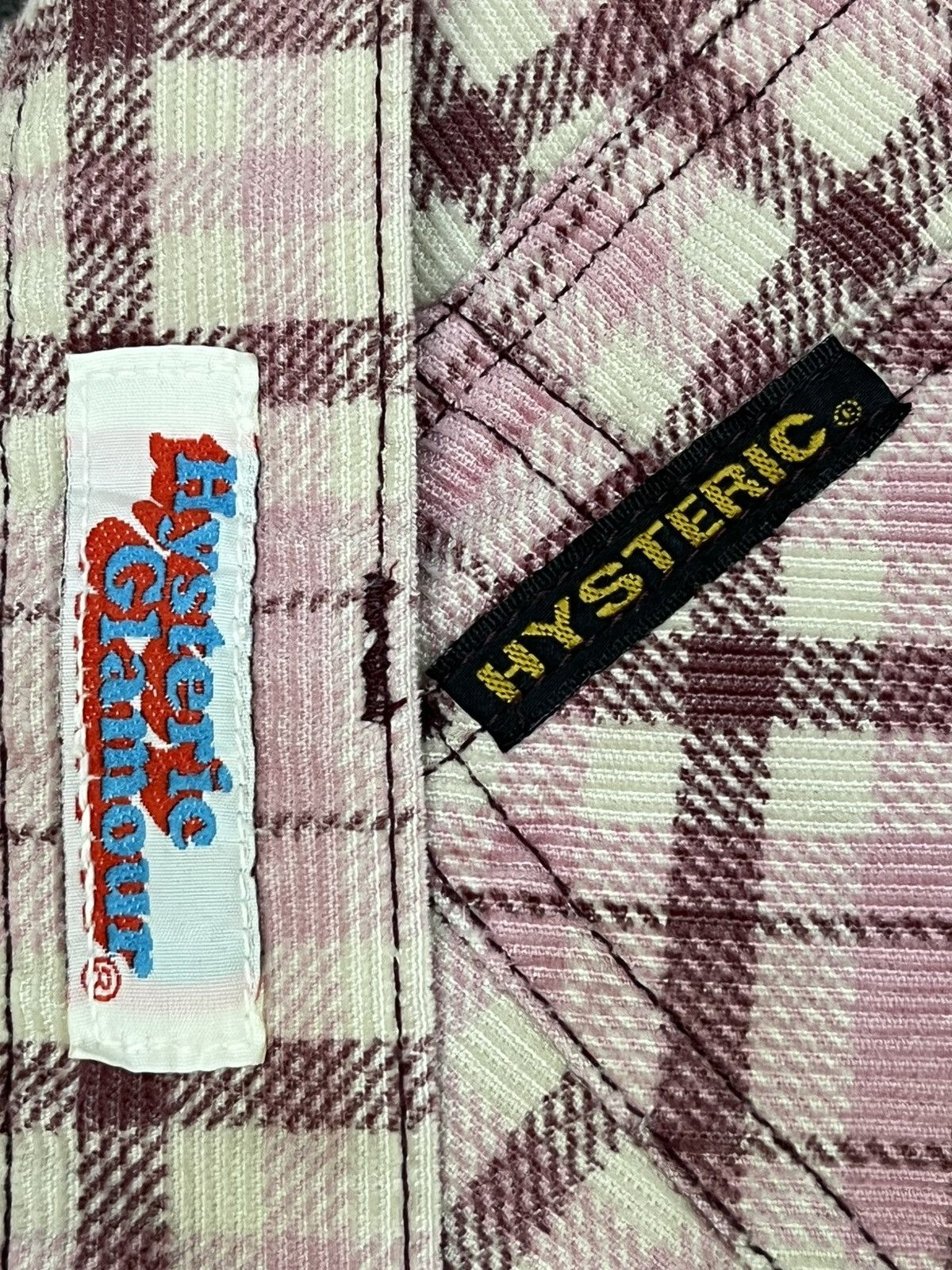Hysteric Glamour Vintage Hysteric Glamour Pink Check Bush Pocket Shorts Size 28" / US 6 / IT 42 - 8 Thumbnail