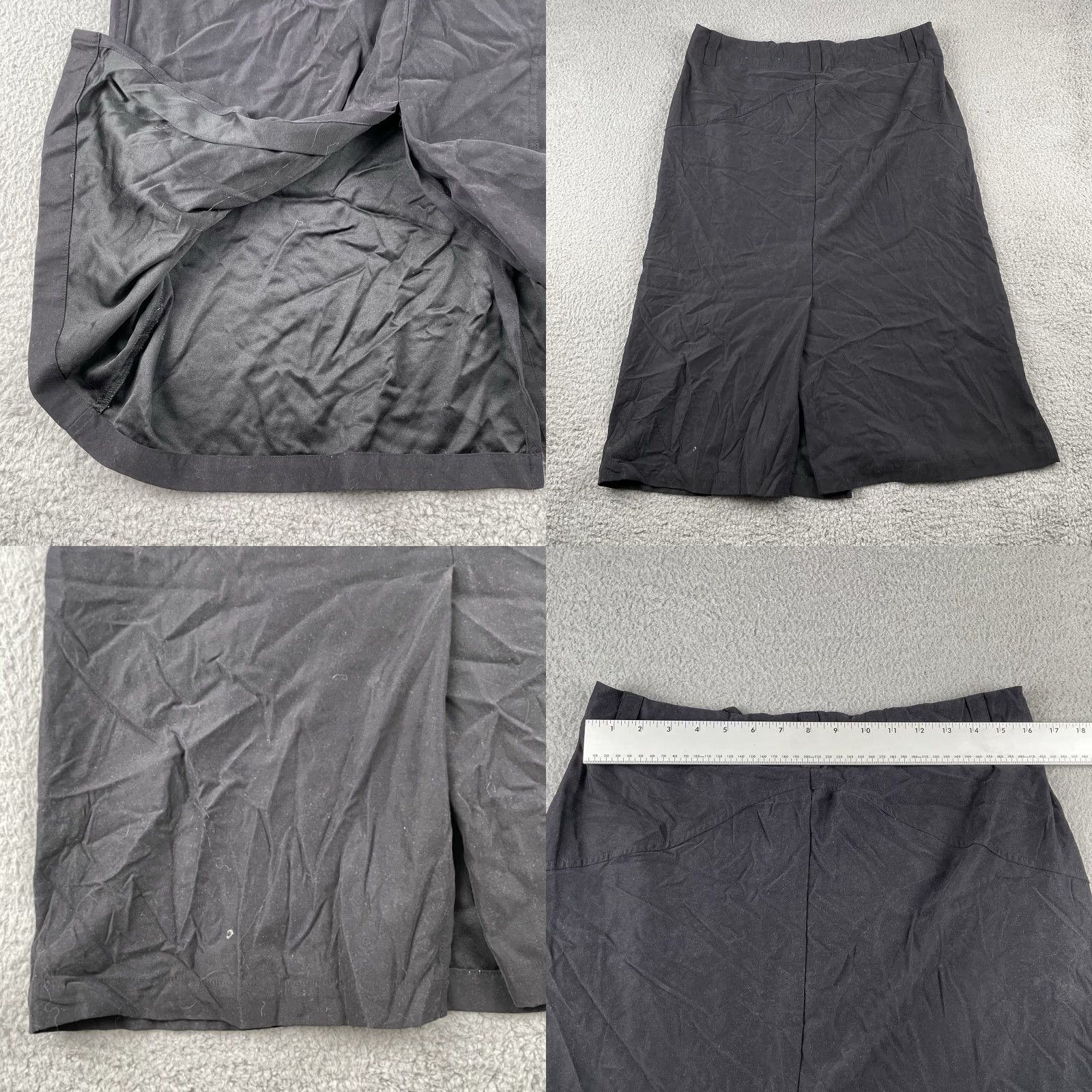 Patagonia Patagonia Women’s 12 Black Activewear Skirt Long Drawstring Polyester EUC Size 34" / US 12 / IT 48 - 8 Thumbnail