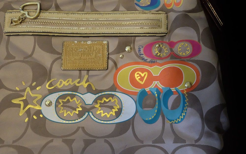 Coach Coach Daisy Poppy Appliqué Hobo Shoulder Bag Size ONE SIZE - 3 Thumbnail
