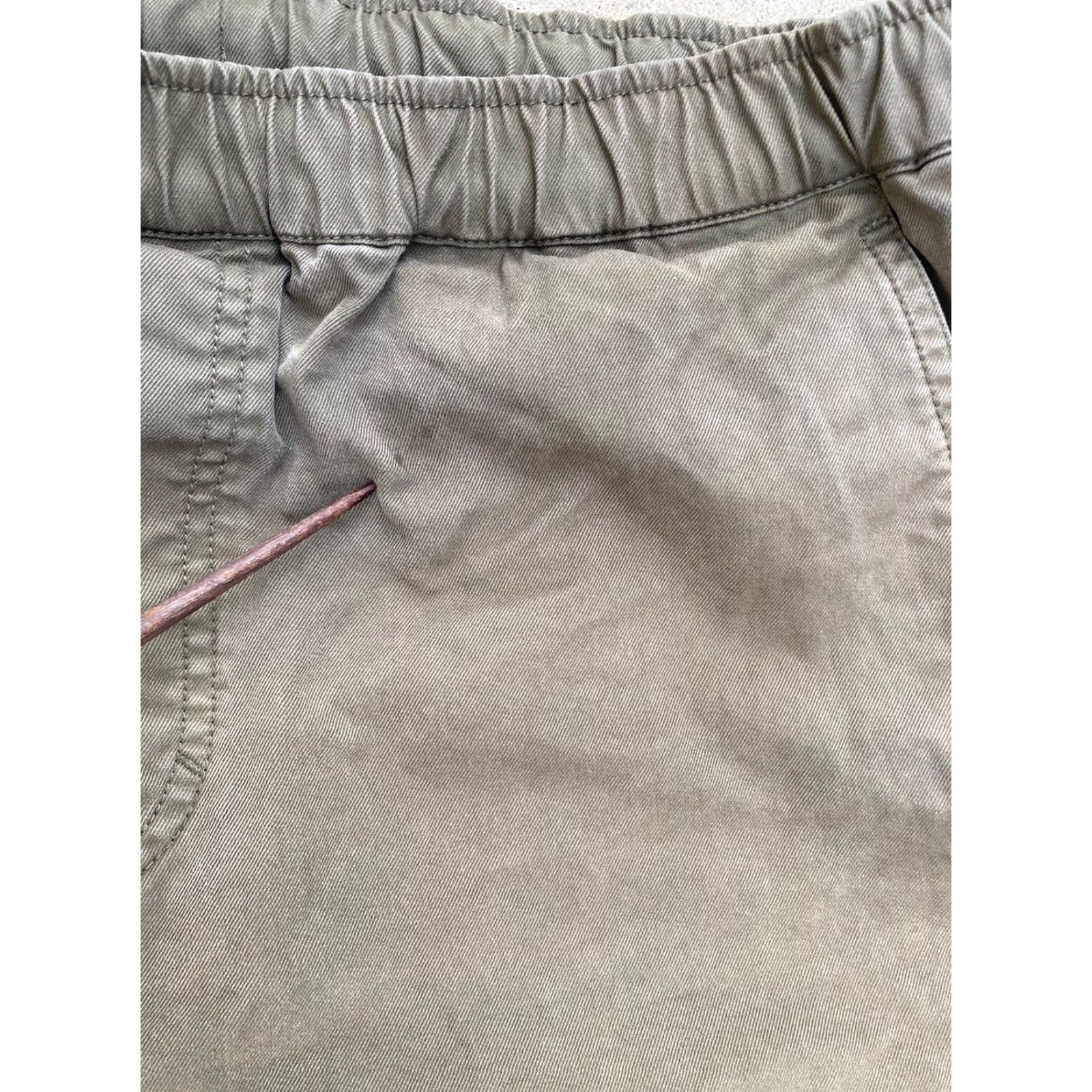 Outerknown Outerknown Men's Shorts M Green Solid Stretch DISTRESSED Beach PAINT Surf School Size US 31 - 5 Thumbnail