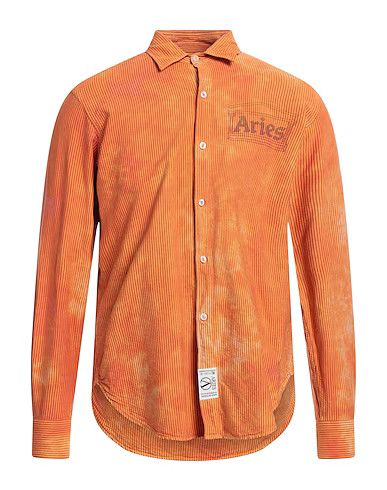 image of Aries O1Mle0424 Stripe Shirt In Orange, Men's (Size XL)