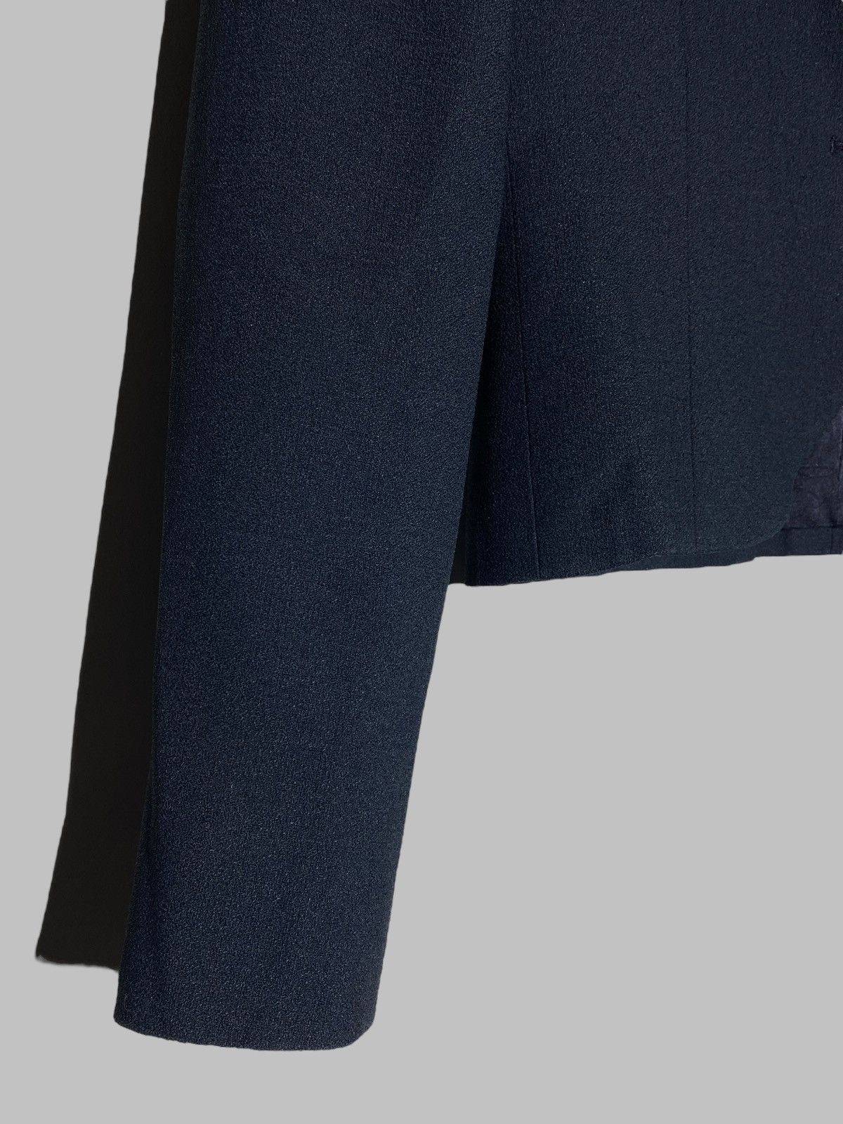 Chanel Chanel Navy Blue Blazer Embellished Rhinestone Button Jacket Size XS / US 0-2 / IT 36-38 - 5 Thumbnail