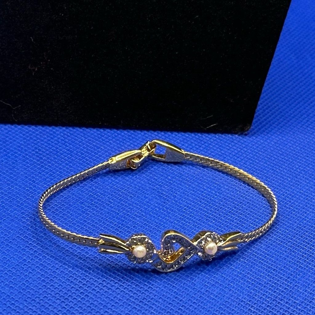 Nina Ricci Nina Ricci gold, pearl and crystal bracelet Size ONE SIZE - 3 Thumbnail