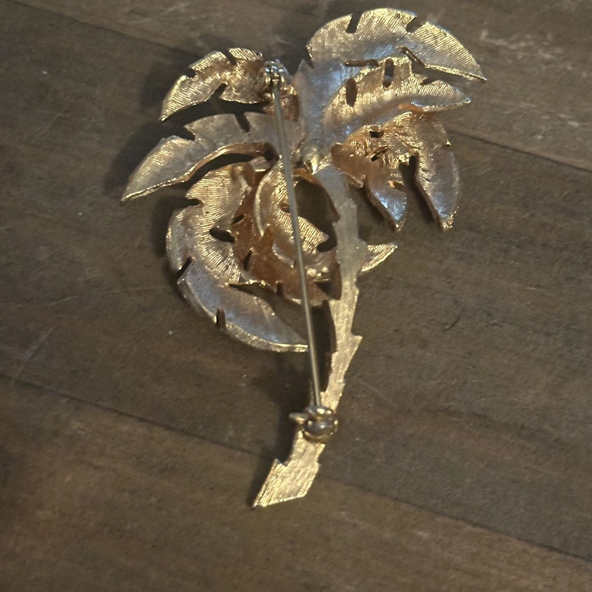 Vintage Vintage golden palm tree brooch Size ONE SIZE - 3 Thumbnail