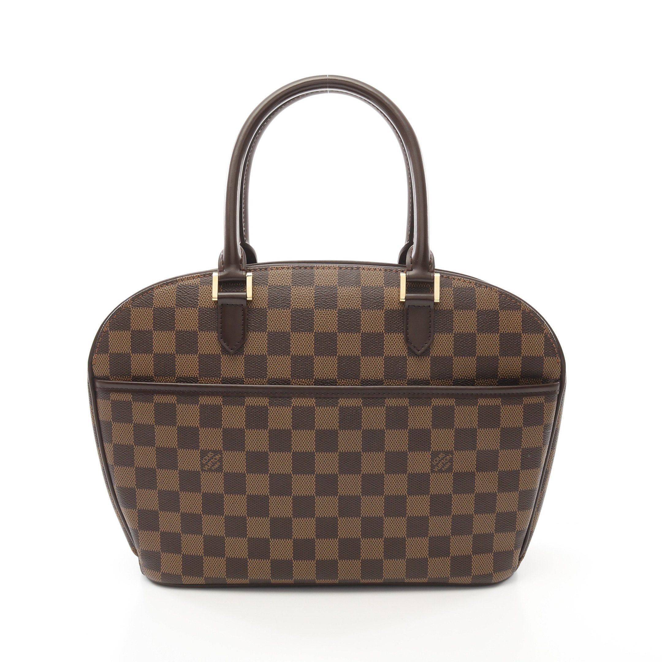 Louis Vuitton Louis Vuitton Saria Horizontal Damier Ebene Handbag Leather Brown Size ONE SIZE - 1 Thumbnail