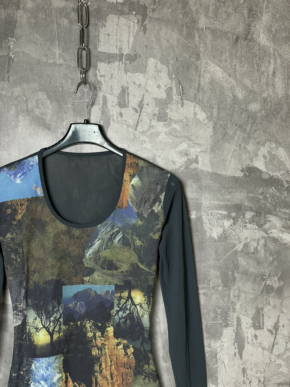 Japanese Brand × Vintage VINTAGE JEAN PAUL GAULTIER STYLE MESH LONG SLEEVE Size M / US 6-8 / IT 42-44 - 4 Thumbnail