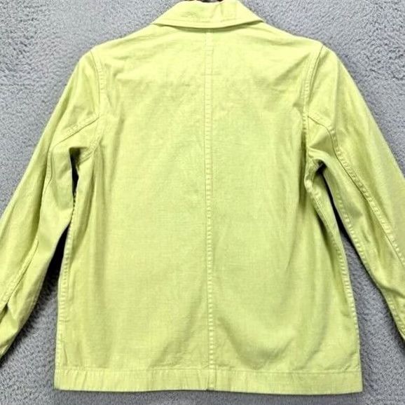 Madewell Madewell Jean Jacket Womens XS Green Denim Collared Button Pocket Casual New Size 26" / US 2 / IT 38 - 3 Thumbnail