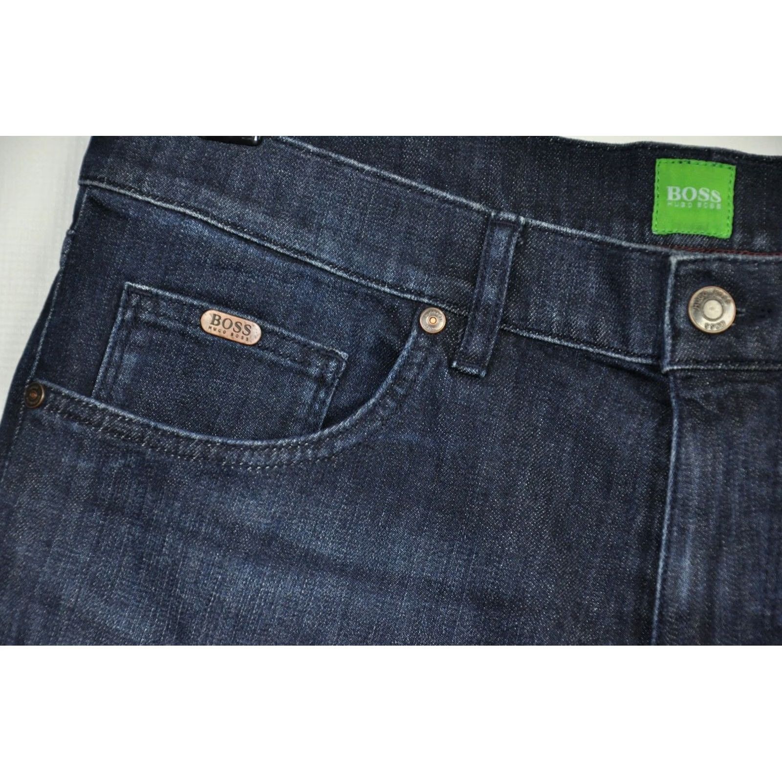 Hugo Boss HUGO BOSS C-MAINE1 Jeans Regular Fit Men W33/L32 Blue 98% Cotton 2% Elastane Regular Jeans 5-Pocket Design Vintage No N/A Size US 33 - 6 Thumbnail